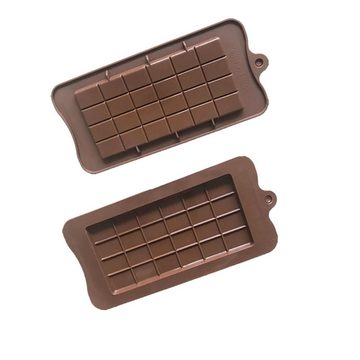 Mrichbez Obstkuchenform 4er Pack Schokoladenform, (4-tlg), Antihaft-Silikon Pralinenform