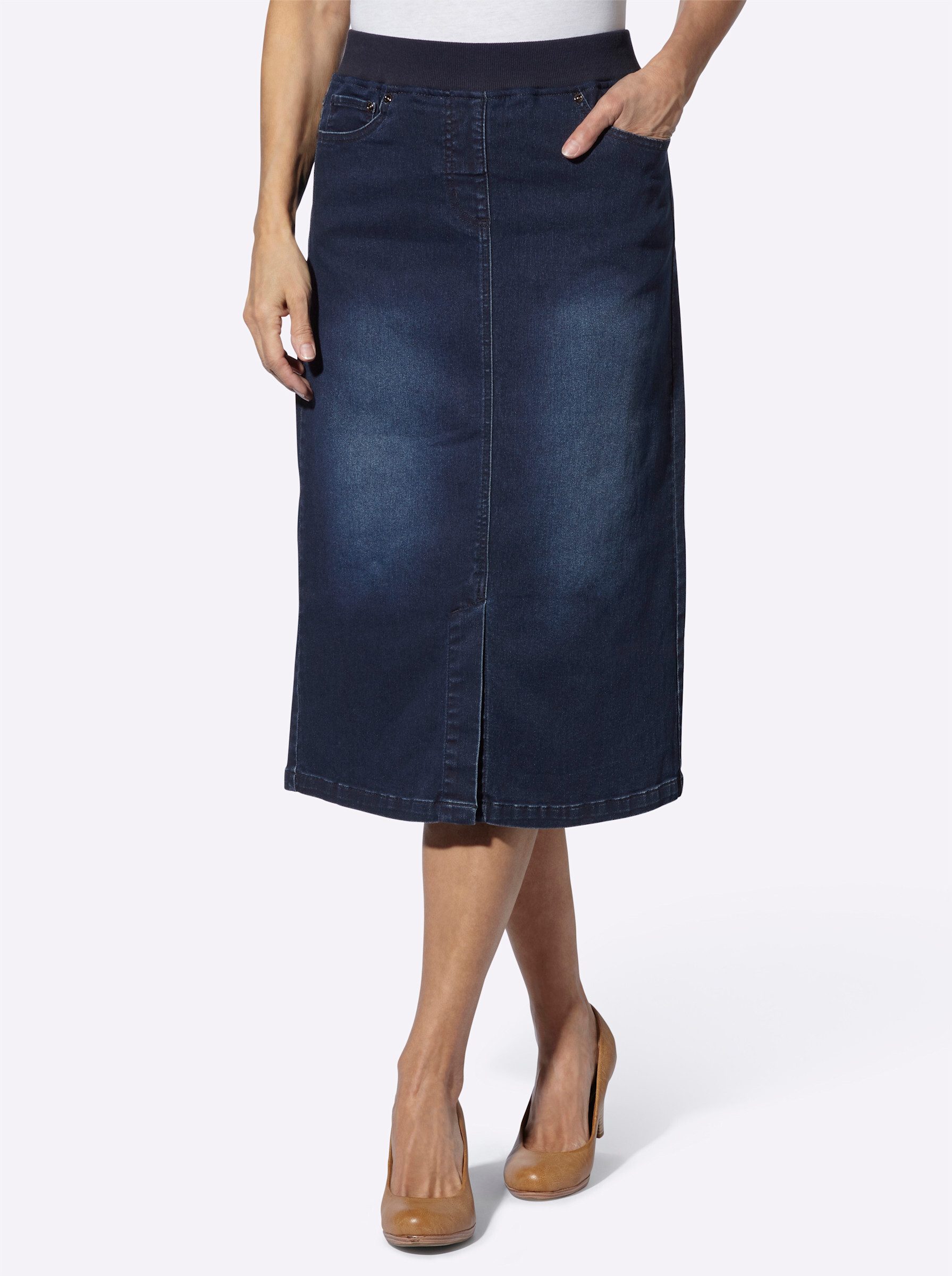 Witt A-Linien-Rock Jeansrock günstig online kaufen
