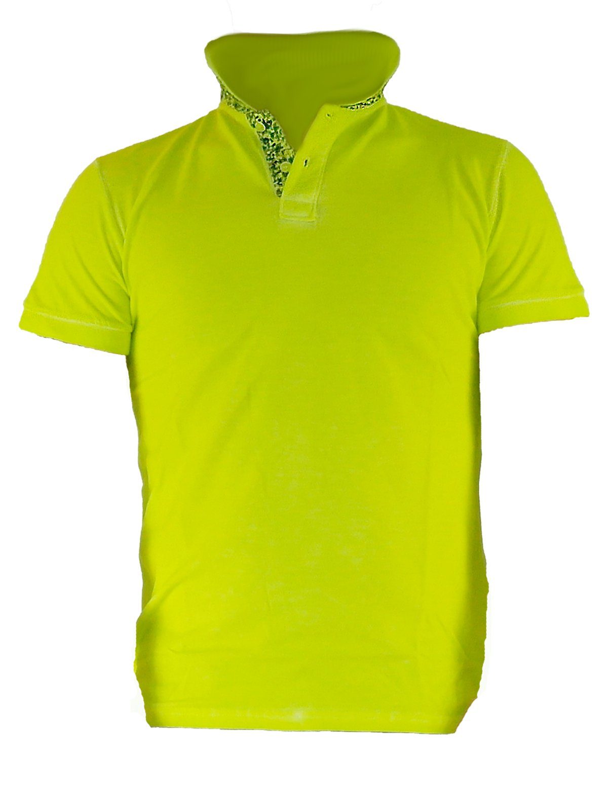 Tank Poloshirt Poloshirt Hemd T-Shirt YESET Top A810 Kurzarm Shirt Figurbetont Gelb Herren