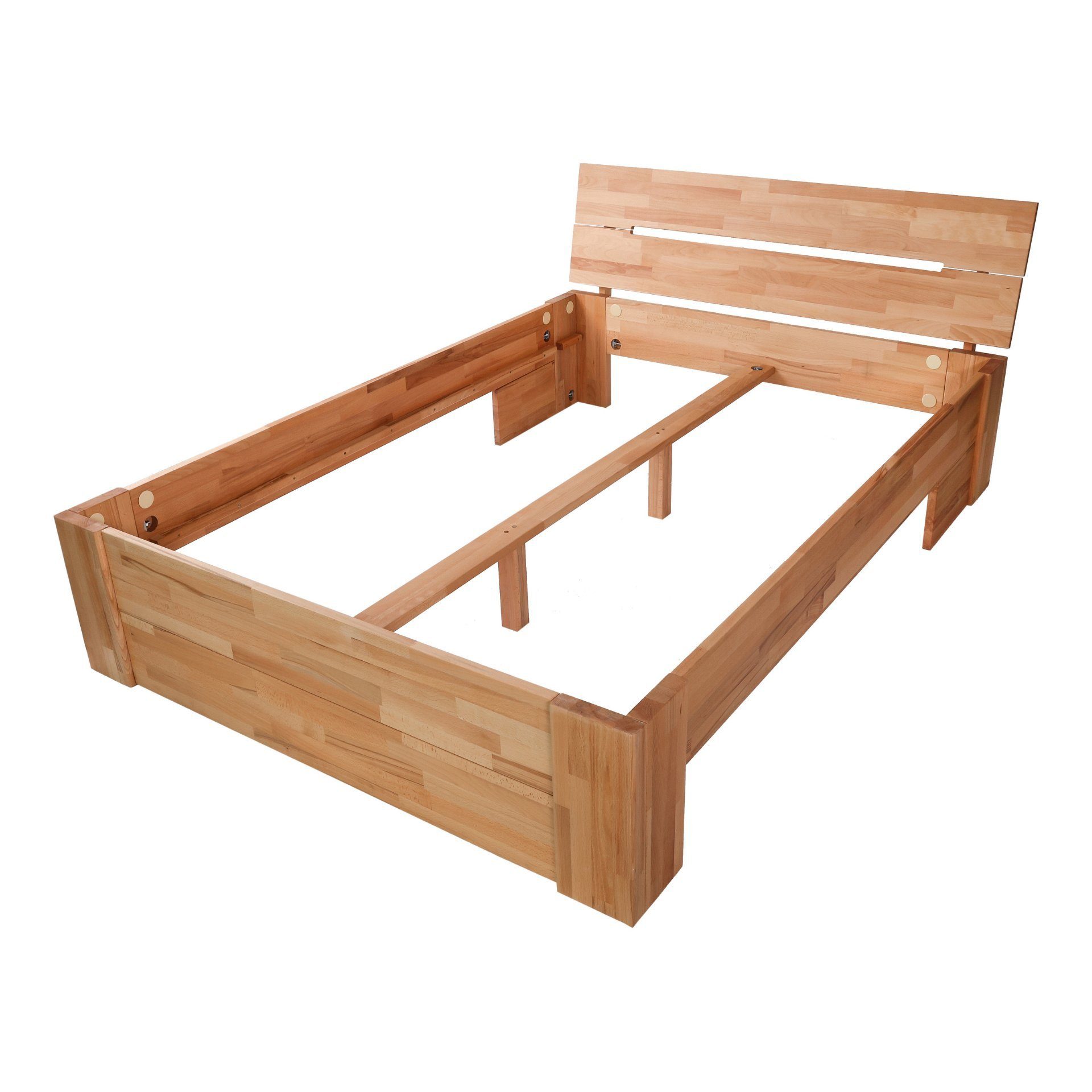 Krok Wood Massivholzbett ELSA in Buche günstig online kaufen