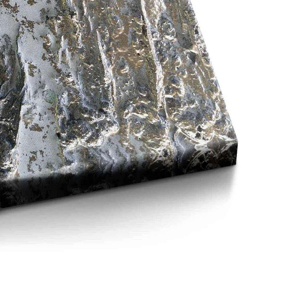 Rahmen DOTCOMCANVAS® Silber | silberner Leinwandbild