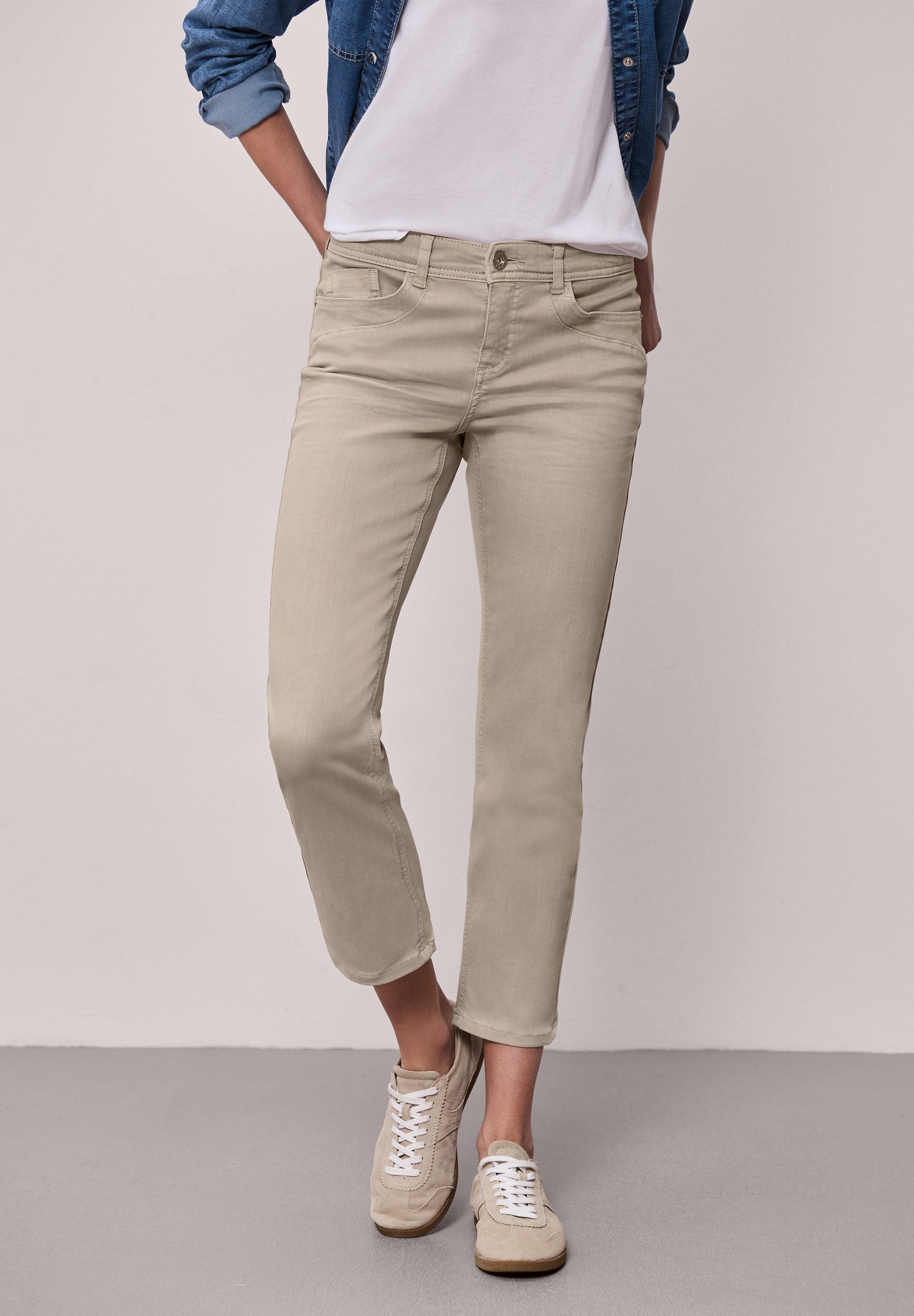 STREET ONE Slim-fit-Jeans Middle Waist