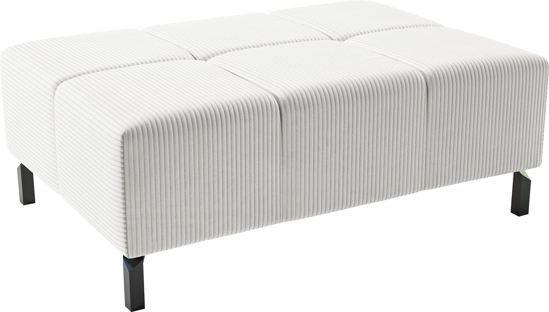 Home affaire Hockerbank Ancona New, passend zum Ecksofa, auch in Easy care-Bezug + Cord