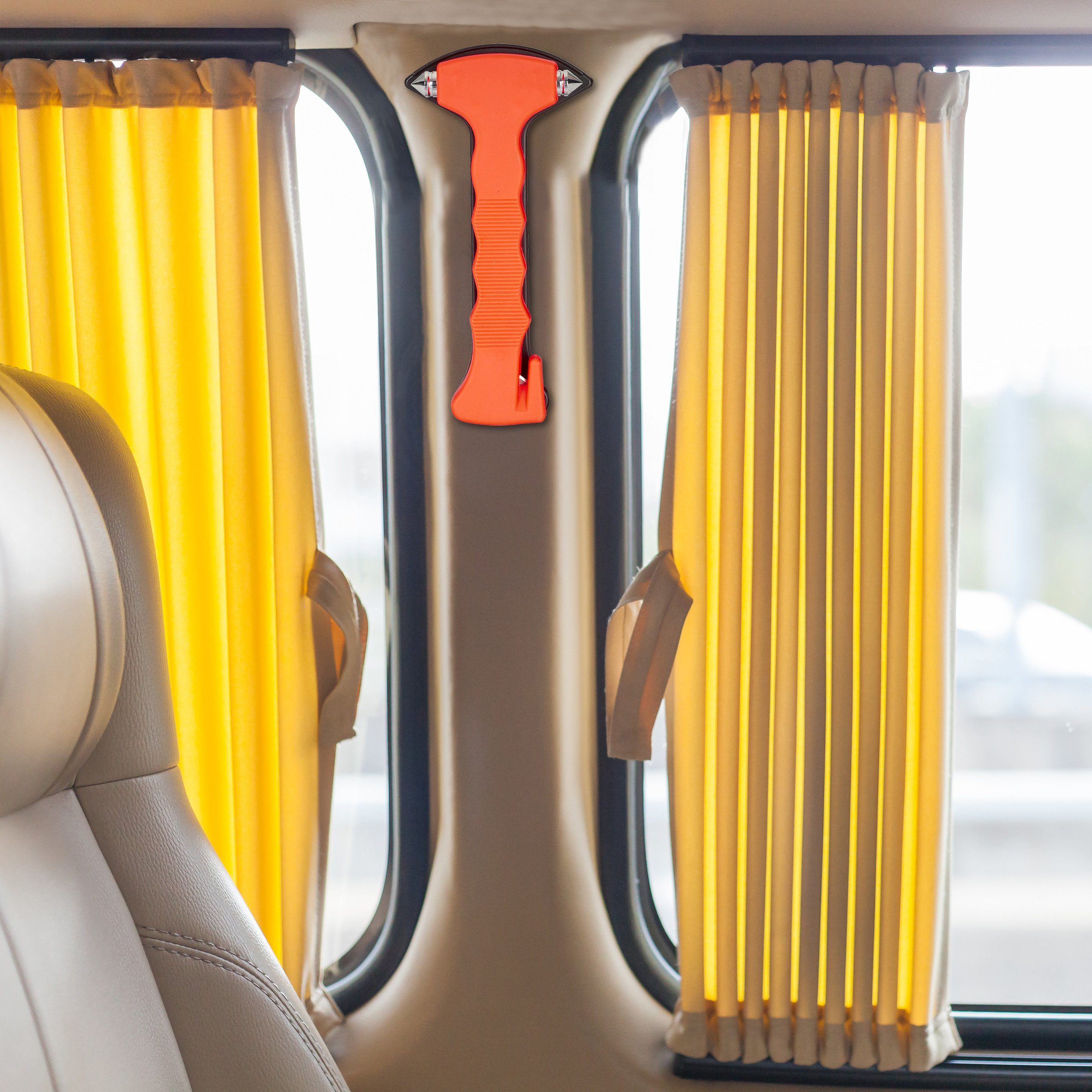 relaxdays Klauenhammer Notfallhammer Auto mit Gurtschneider günstig online kaufen