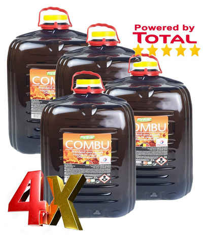 COMBU Petroleum Petroleum 20 Liter Brennstoff für Petroleumofen und mobile Heizung, (4-St), Geruchsarm