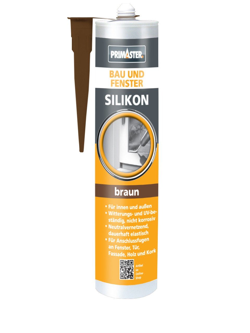 Primaster Silikon Primaster Bau und Fenster Silikon braun 310 ml günstig online kaufen