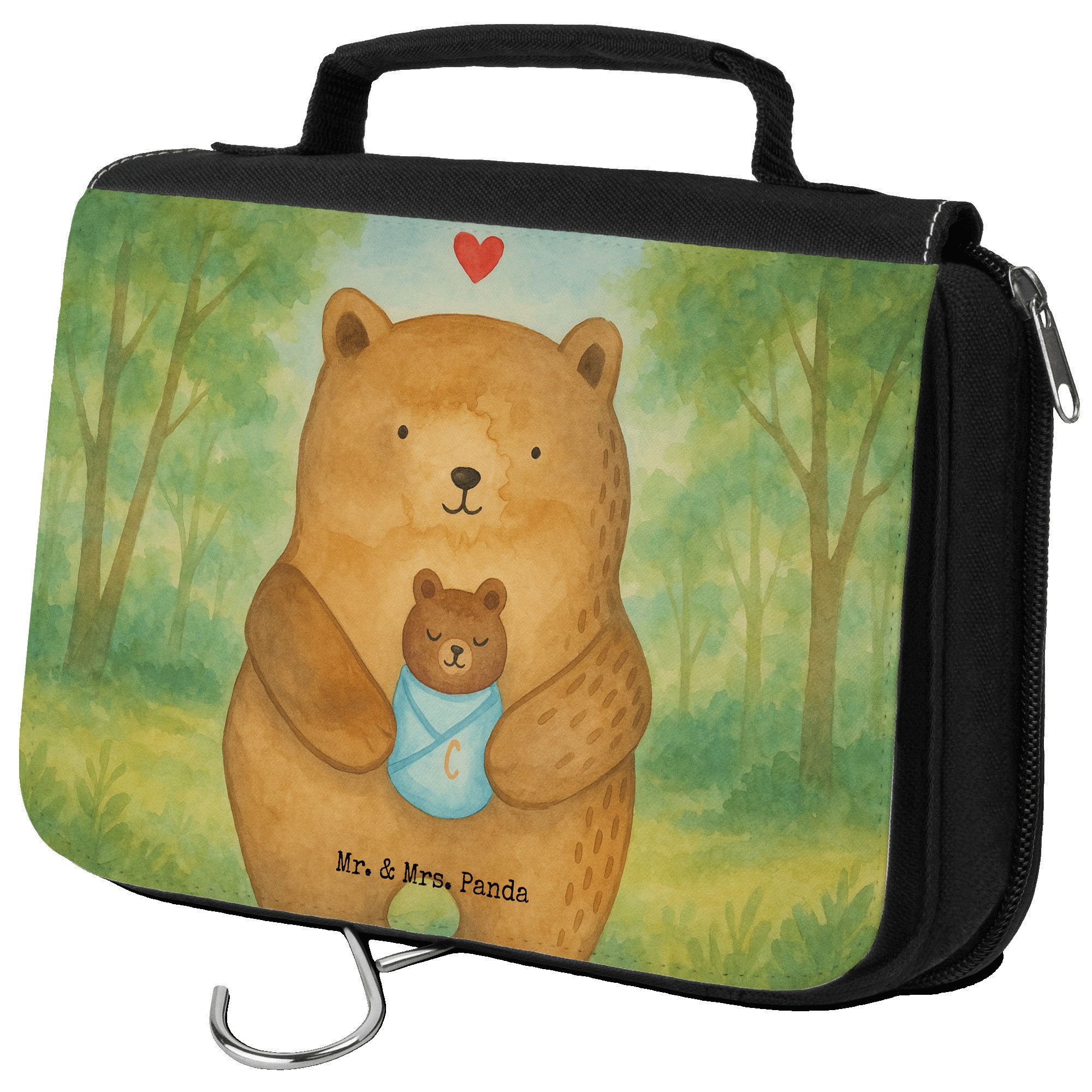 Kulturbeutel Bär Baby Design, Waschtasche, Weiß, duschbeutel, Kulturtasche, Teddy