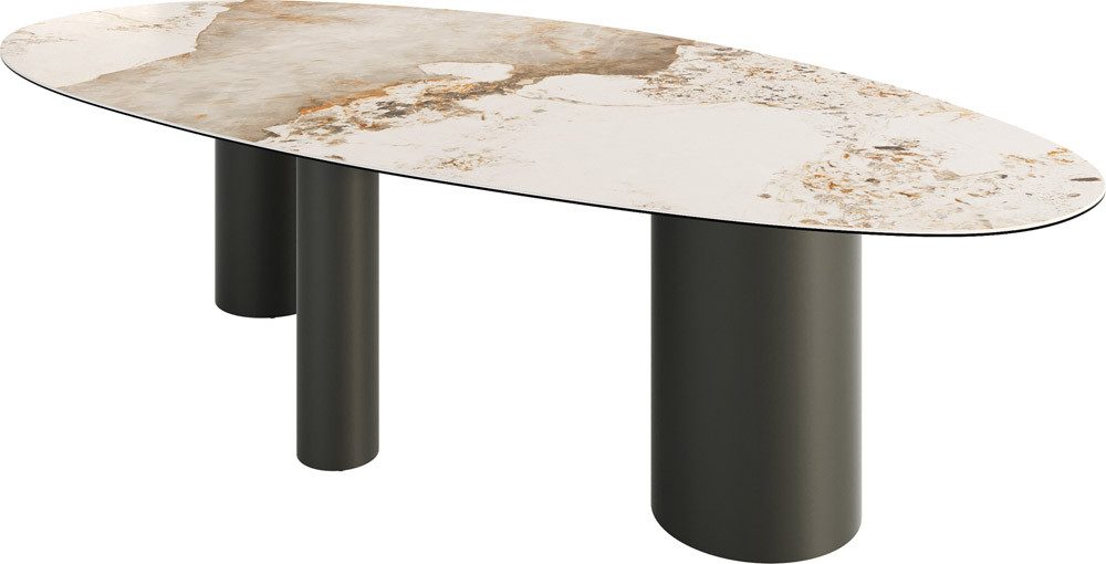 DELIFE Esstisch Edge, Oval Keramik Minas günstig online kaufen