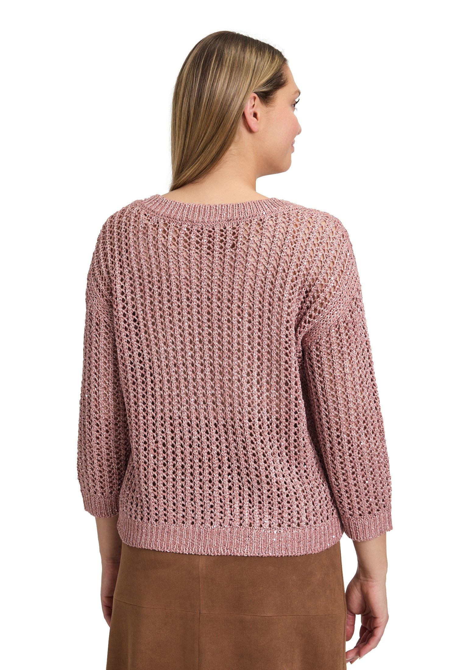 Betty Barclay Strickpullover Damen mit Pailletten (1-tlg) Glitzer