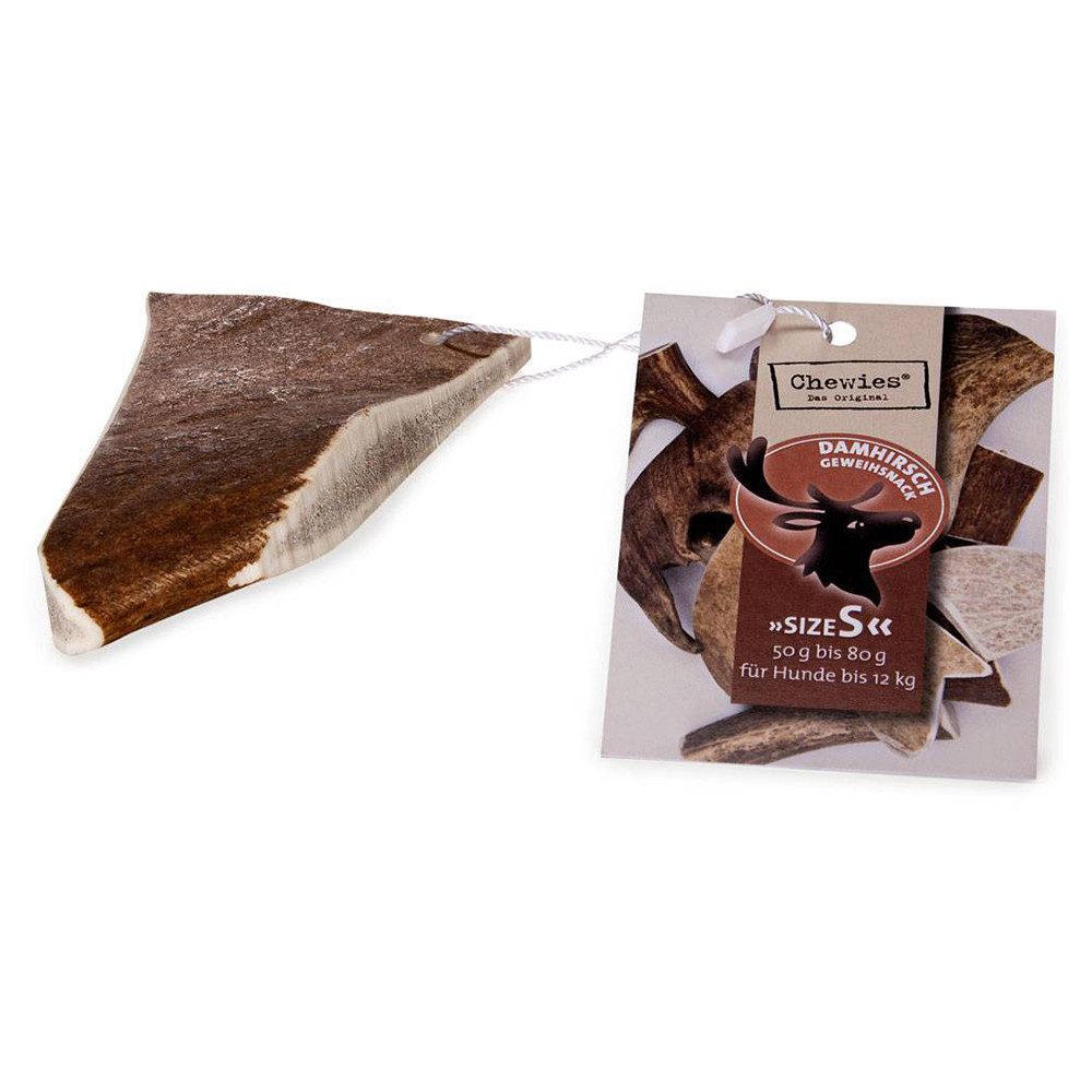 Chewies Damhirsch-Geweih-Snack S, Snack für: Hund