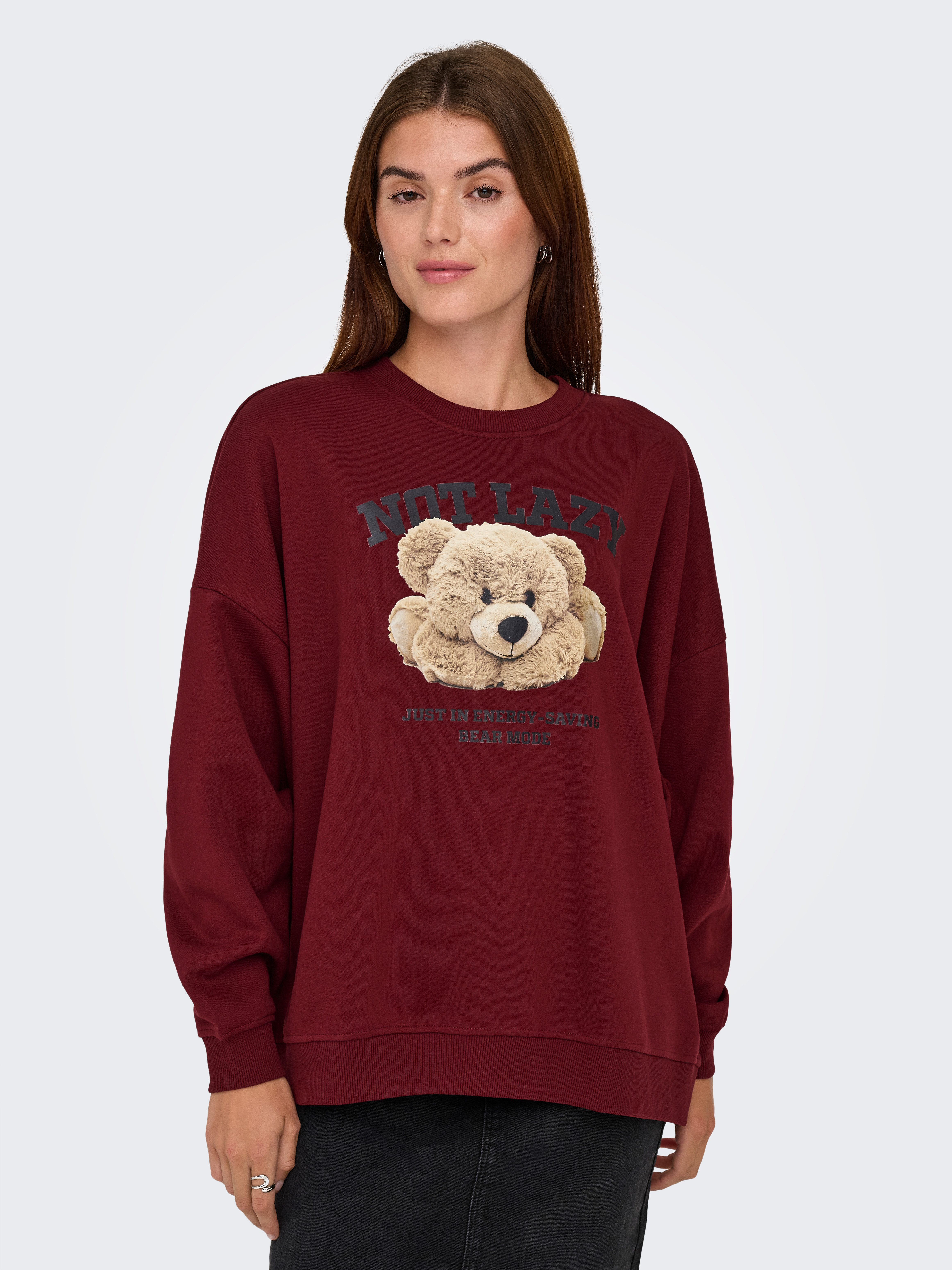 ONLY Sweatshirt ONLBILA L/S BEAR O-NECK SWT günstig online kaufen