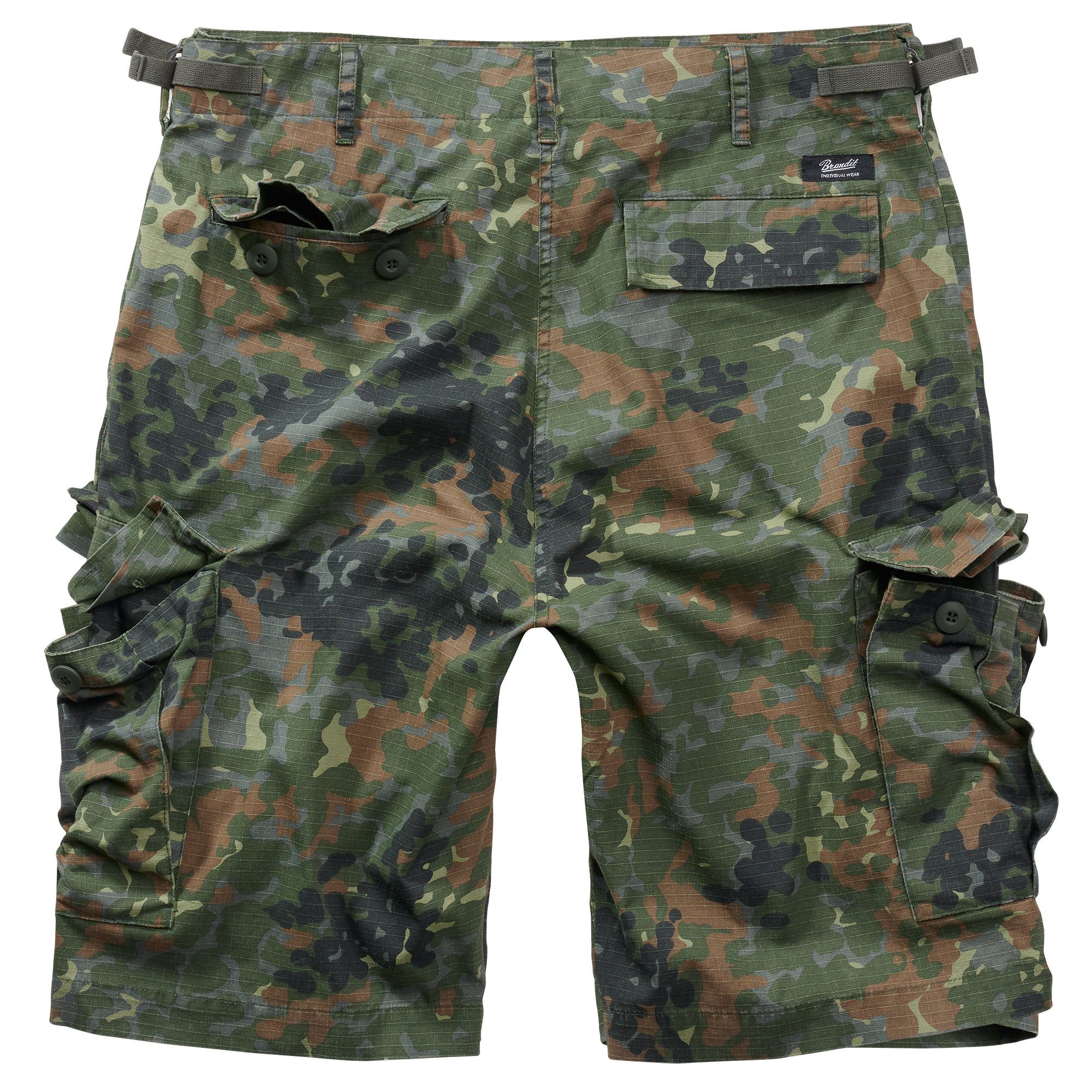 Brandit Cargoshorts Cargo Shorts kurze Hose Ripstop Army mit UD Bandana – Bild 2 von 3