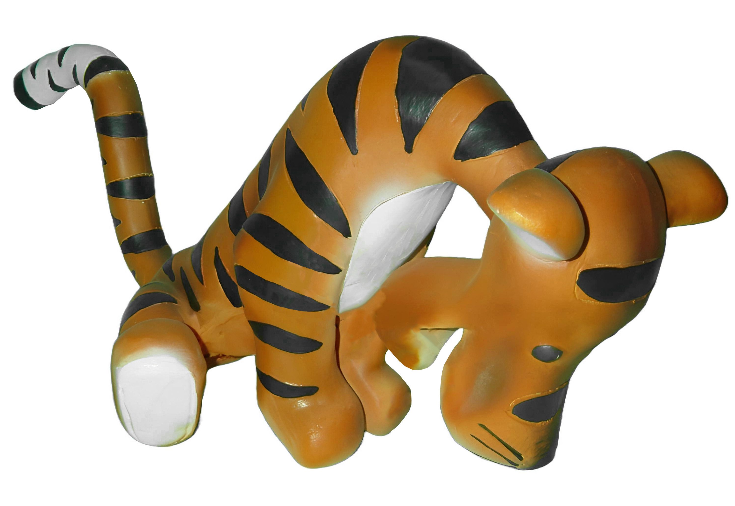 Xlmoebel Skulptur Tigger Figur aus hochwertigem Material in lebendigen Farben (Tigger Material: Kunststoff 60 cm Höhe), Hergestellt in Europa