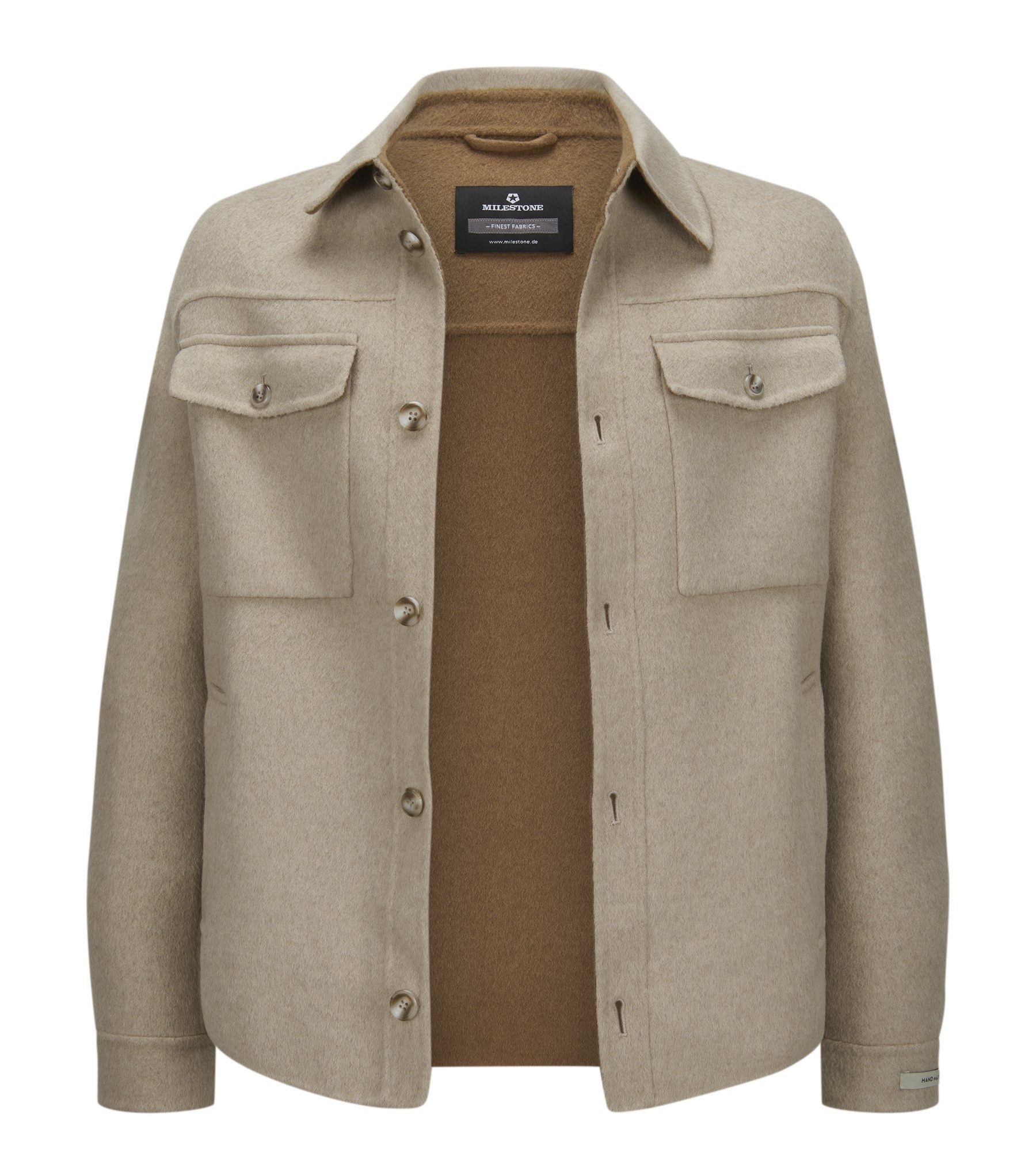 Milestone Wolljacke MSBorgo mit aufgesetzten Brusttaschen günstig online kaufen