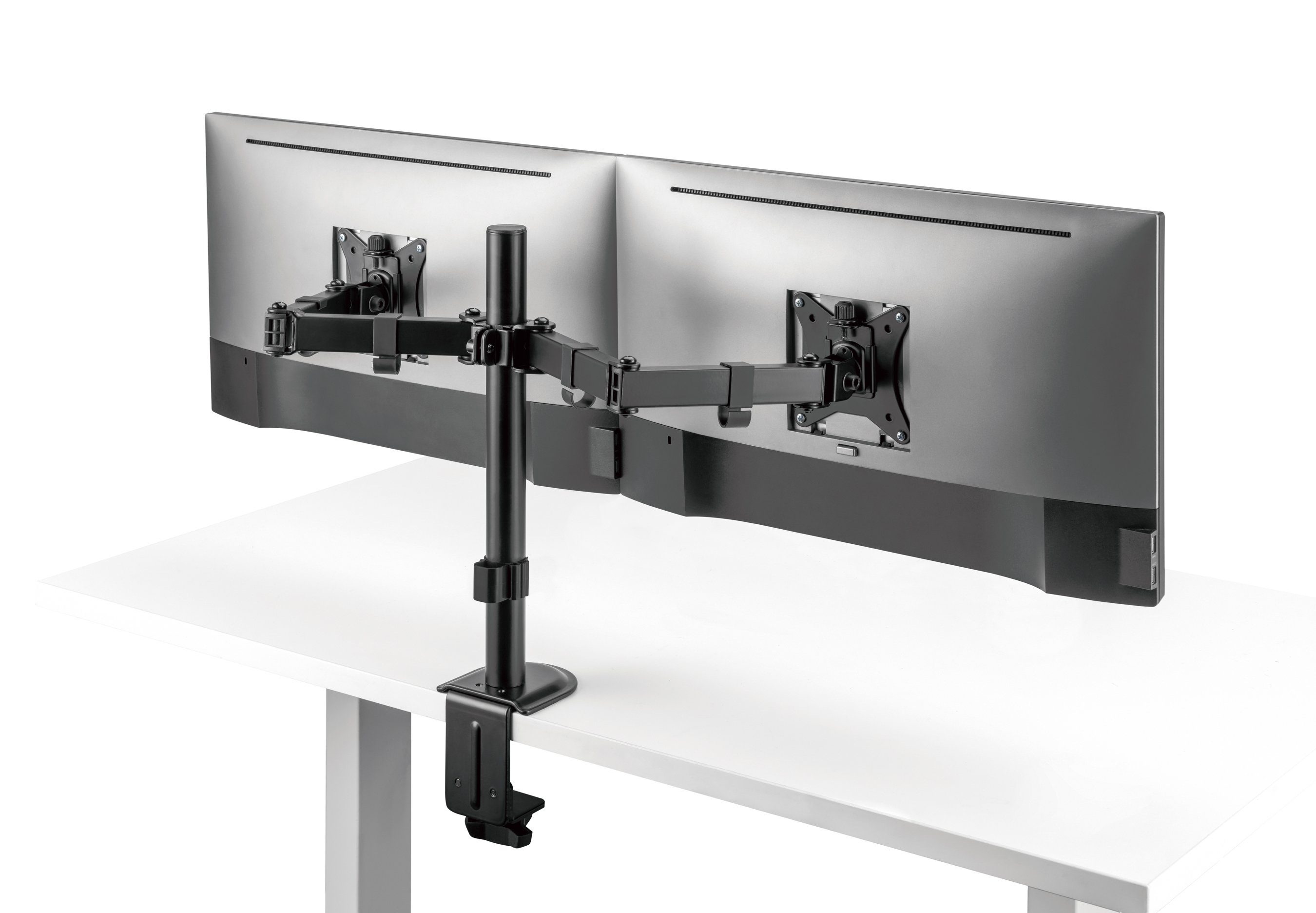 HALTERUNGSPROFI Monitor-Halterung Office-444, (bis 32,00 Zoll, Neigbar, Schwenkbar, Höhe einstellbar) – Bild 5 von 5