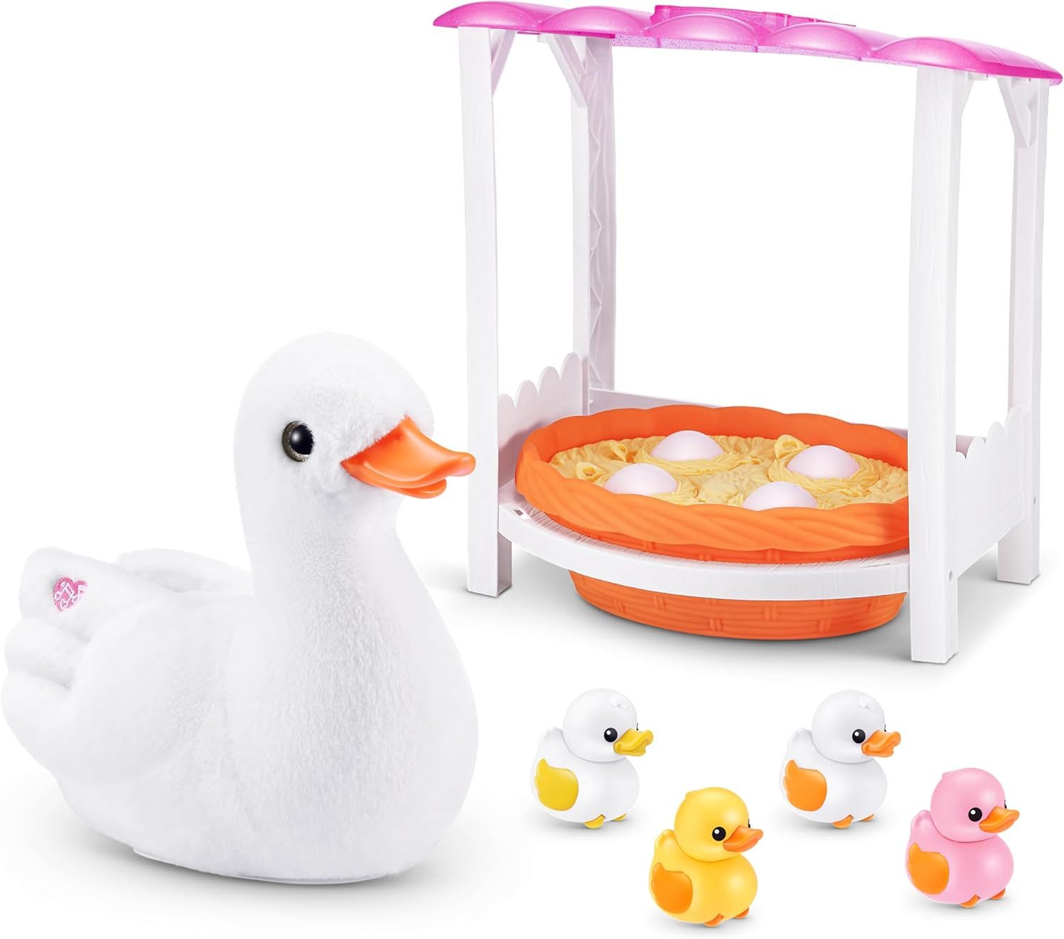 ZURU Robotertier Pets Alive Mama Duck Surprise Plüsch-Ente - Elektronisches Haustier