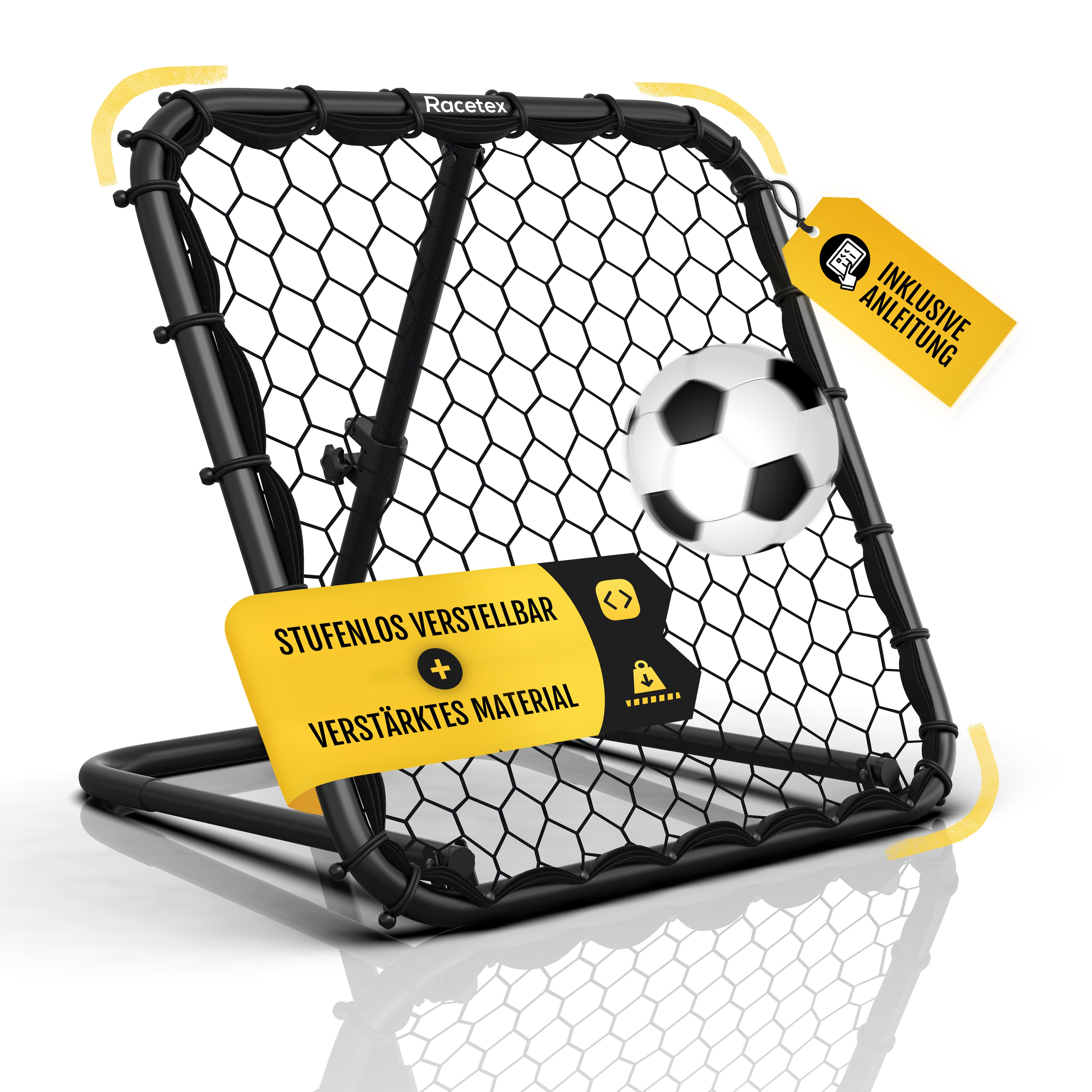 Racetex Rebounder Racetex Rebounder 85cm x 85cm Classic, ⚽ UNSERE EMPFEHLUNG ⚽