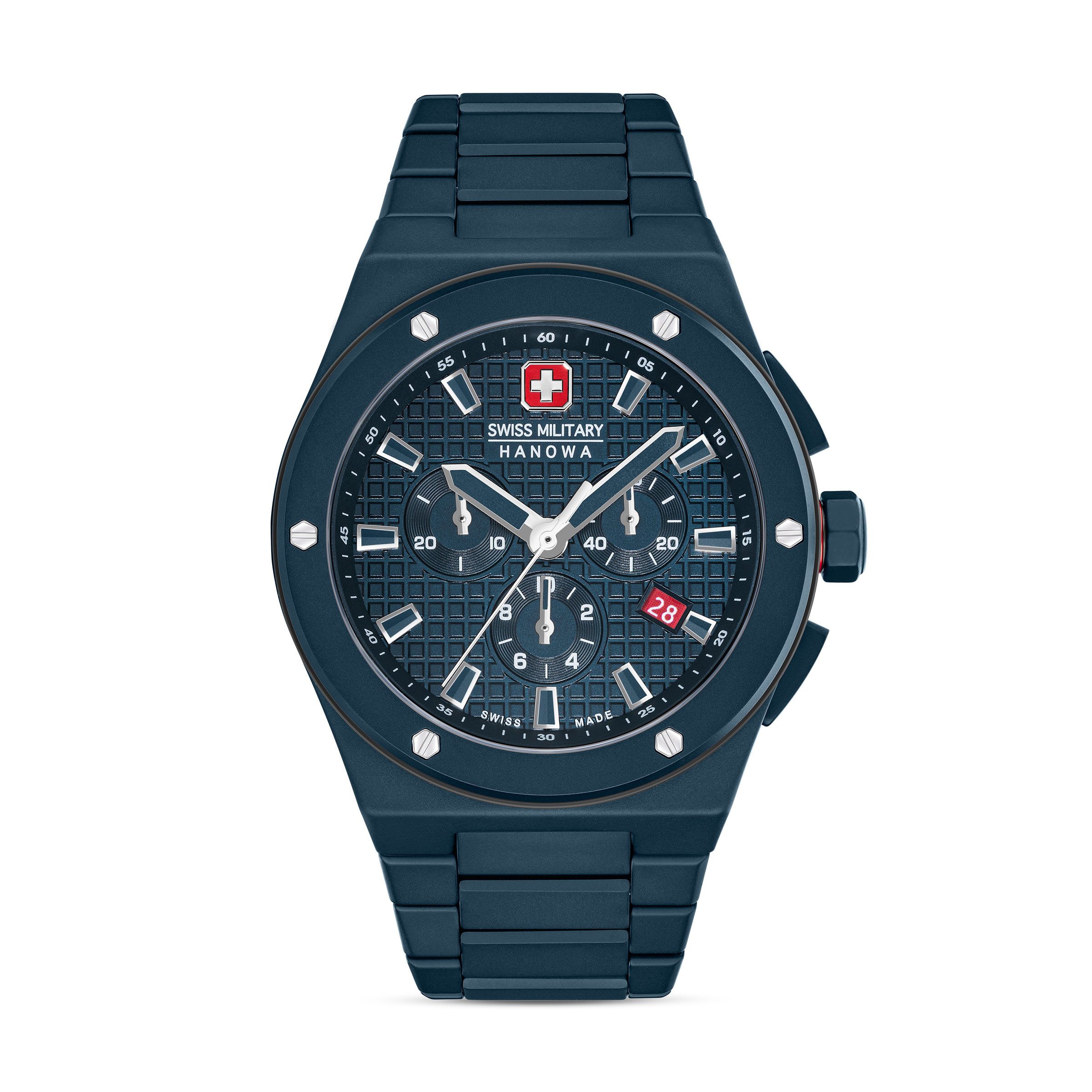 Swiss Military Hanowa Chronograph Sidewinder Ceramic SMWGI0002281, Quarzuhr, Armbanduhr, Herrenuhr, Swiss Made, Keramik, analog, Tag