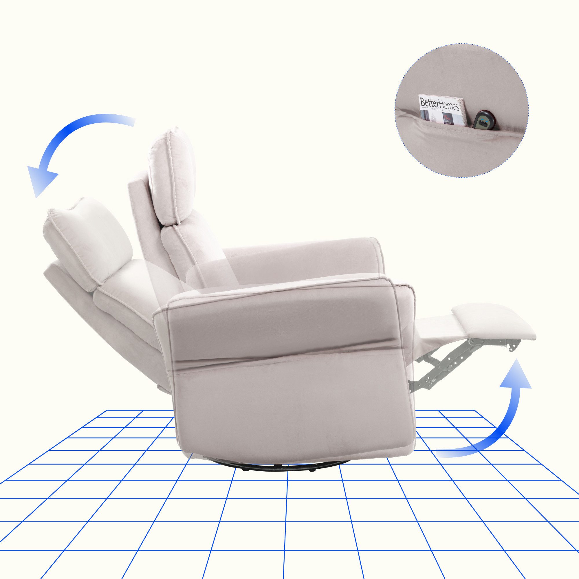 FLEXISPOT Loungesessel Relaxsessel – Elektrischer Liegesessel, günstig online kaufen