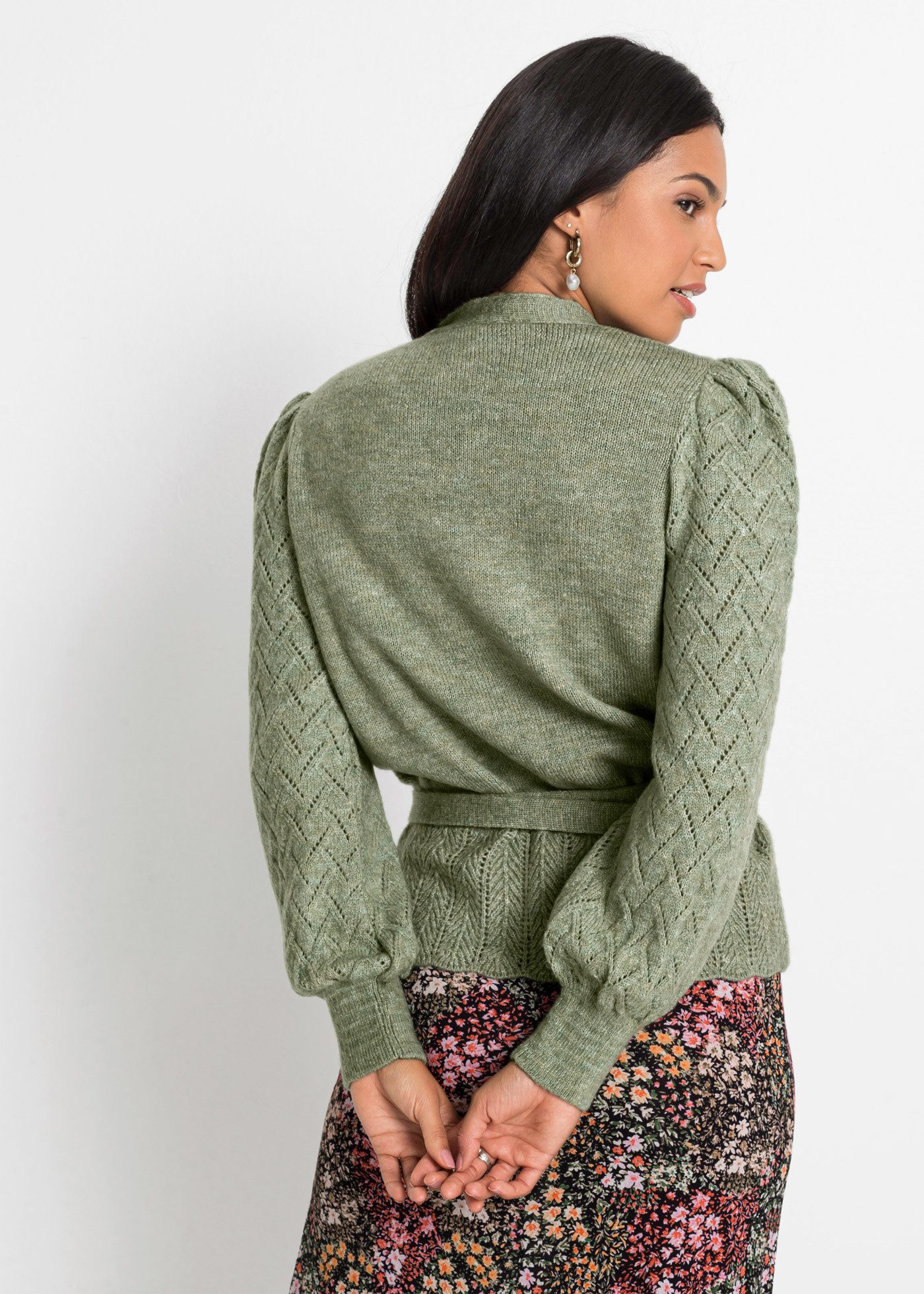 bonprix Wickelpullover günstig online kaufen