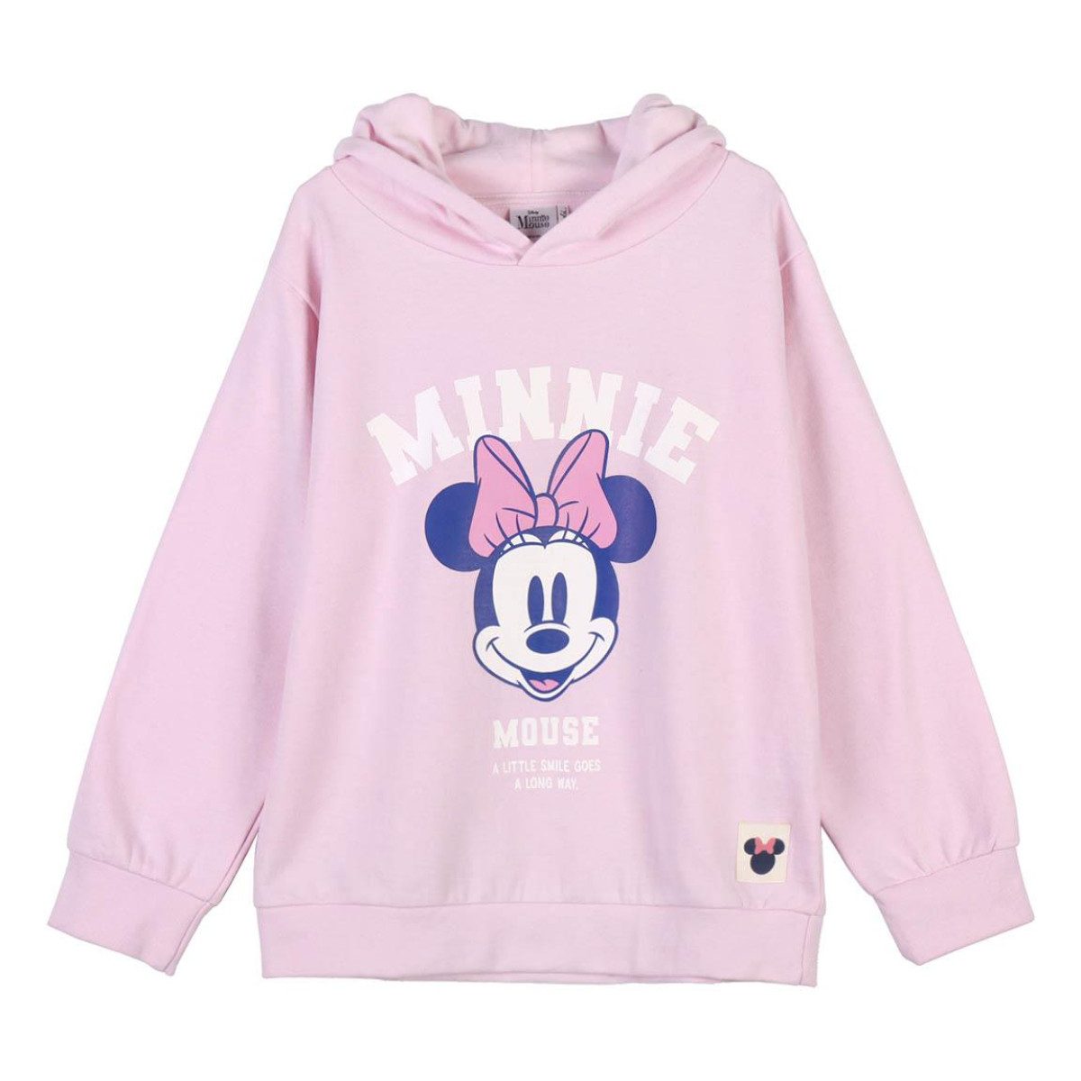 Sweatshirt Disney Minnie Mouse Kapuzenpullover Hoodie bequem für Schule & Alltag