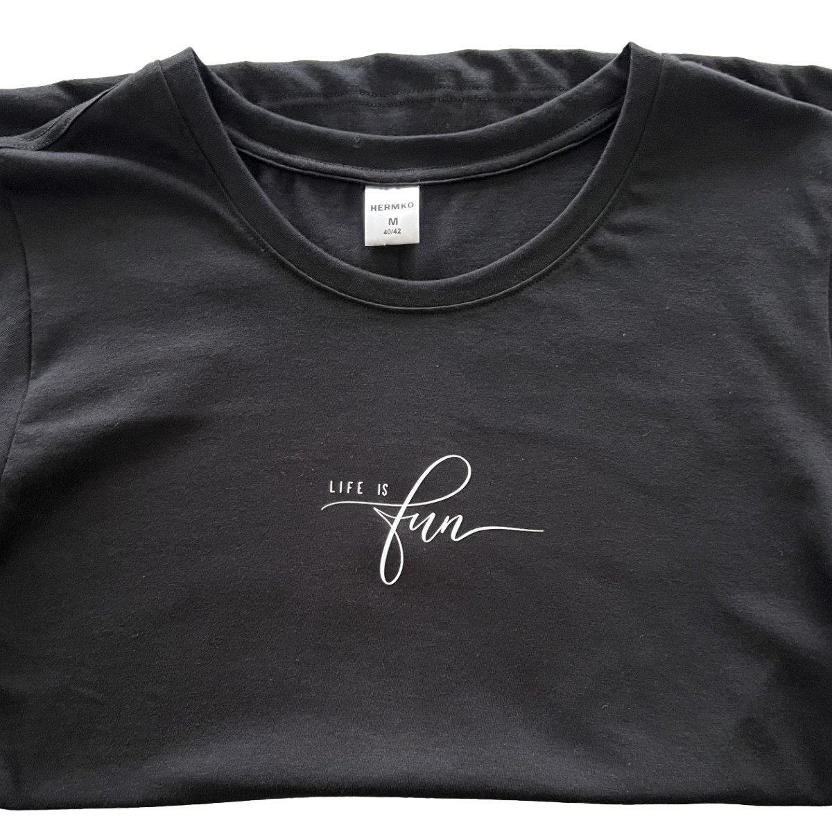 HERMKO Kurzarmshirt 701180055 T-Shirt 100% Bio-Baumwolle mit Druckmotiv hergestellt in EU – Bild 3 von 4