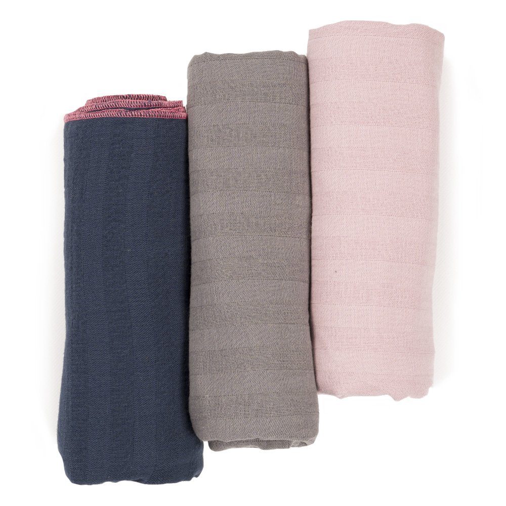 Spucktuch Bio Musselin Tücher 3er-Pack 100% Bio Baumwolle
