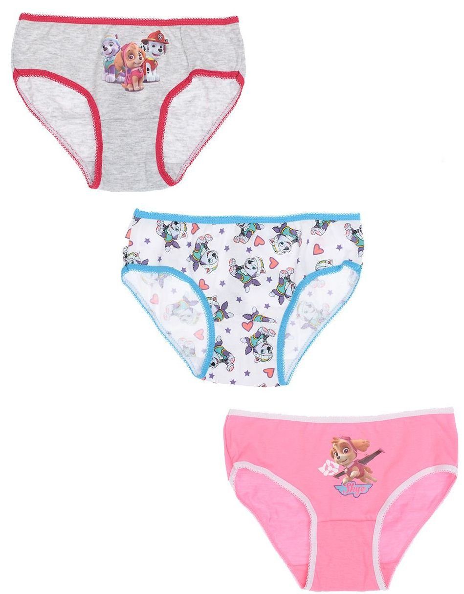 Slip 3x PAW PATROL Mädchen Unterhosen Slips Schlüpfer Set Unterwäsche Gr.92/98 104/110 116/122