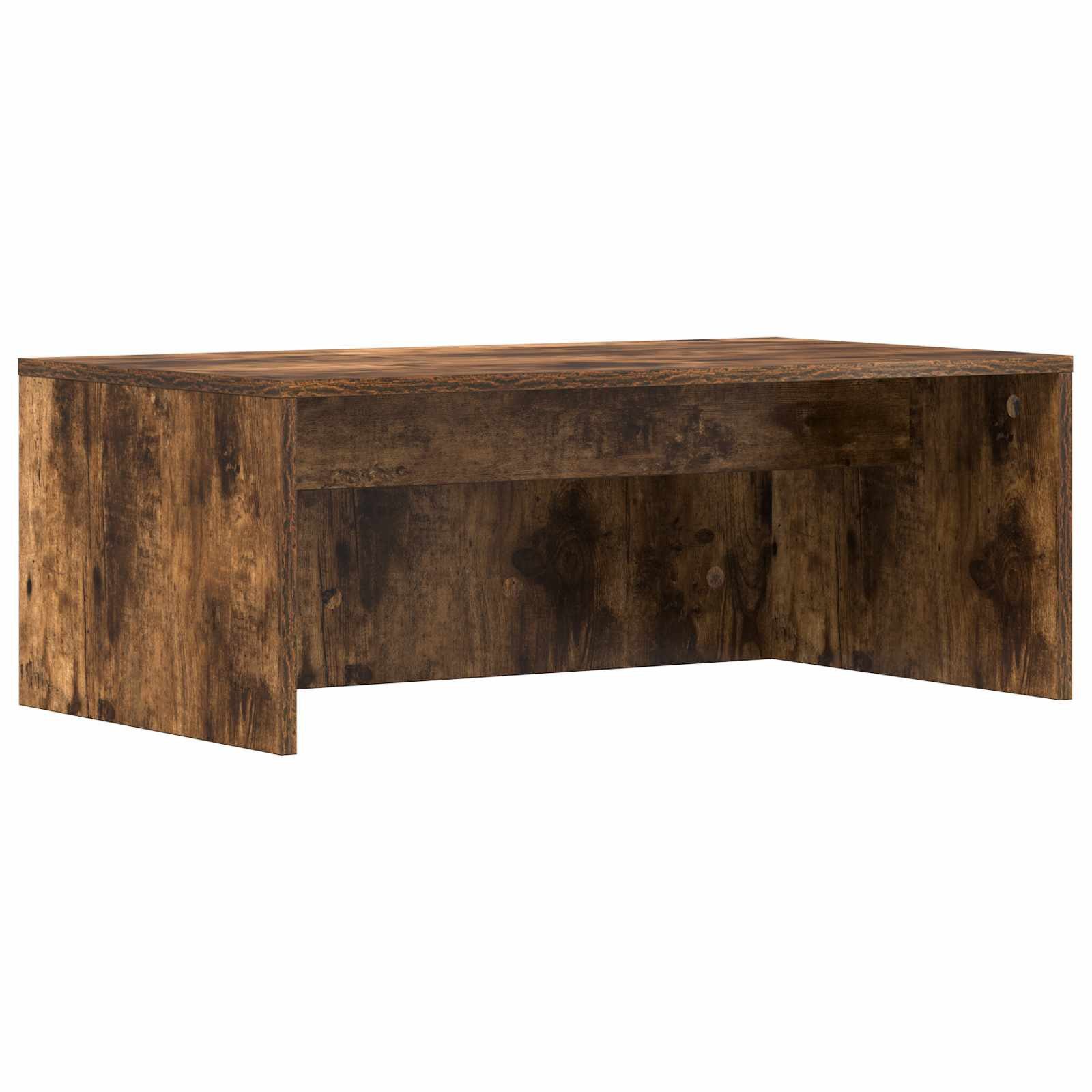 vidaXL Schreibtisch Wandtisch Geräucherte Eiche Holzwerkstoff 80 x 45 x 30 cm (1-St)