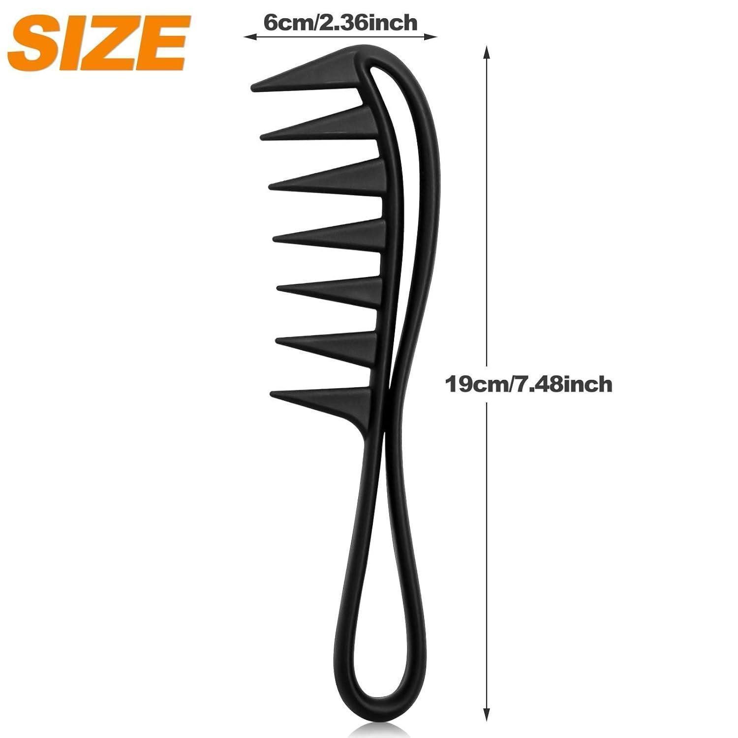 LuxusKollektion Lockenkamm Lockenkamm Wide Tooth Comb Afro Kamm für Lockiges Haar