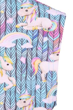 coolismo T-Shirt Mädchen T-Shirt Pferdchen mit Einhorn Rundhalsausschnitt, Alloverprint, Baumwolle