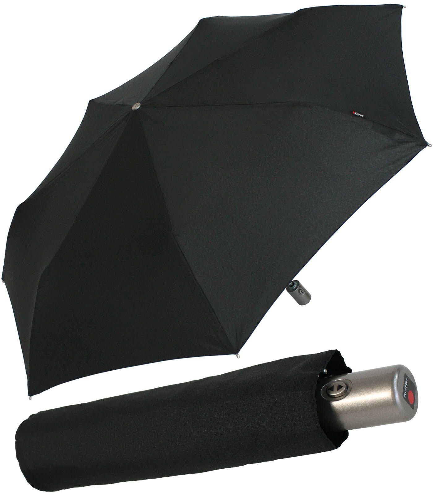 Damen Regenschirme Knirps® Taschenregenschirm Slim Duomatic klein und leicht Auf-Zu Automatik, immer mit dabei, passt in jede Ta