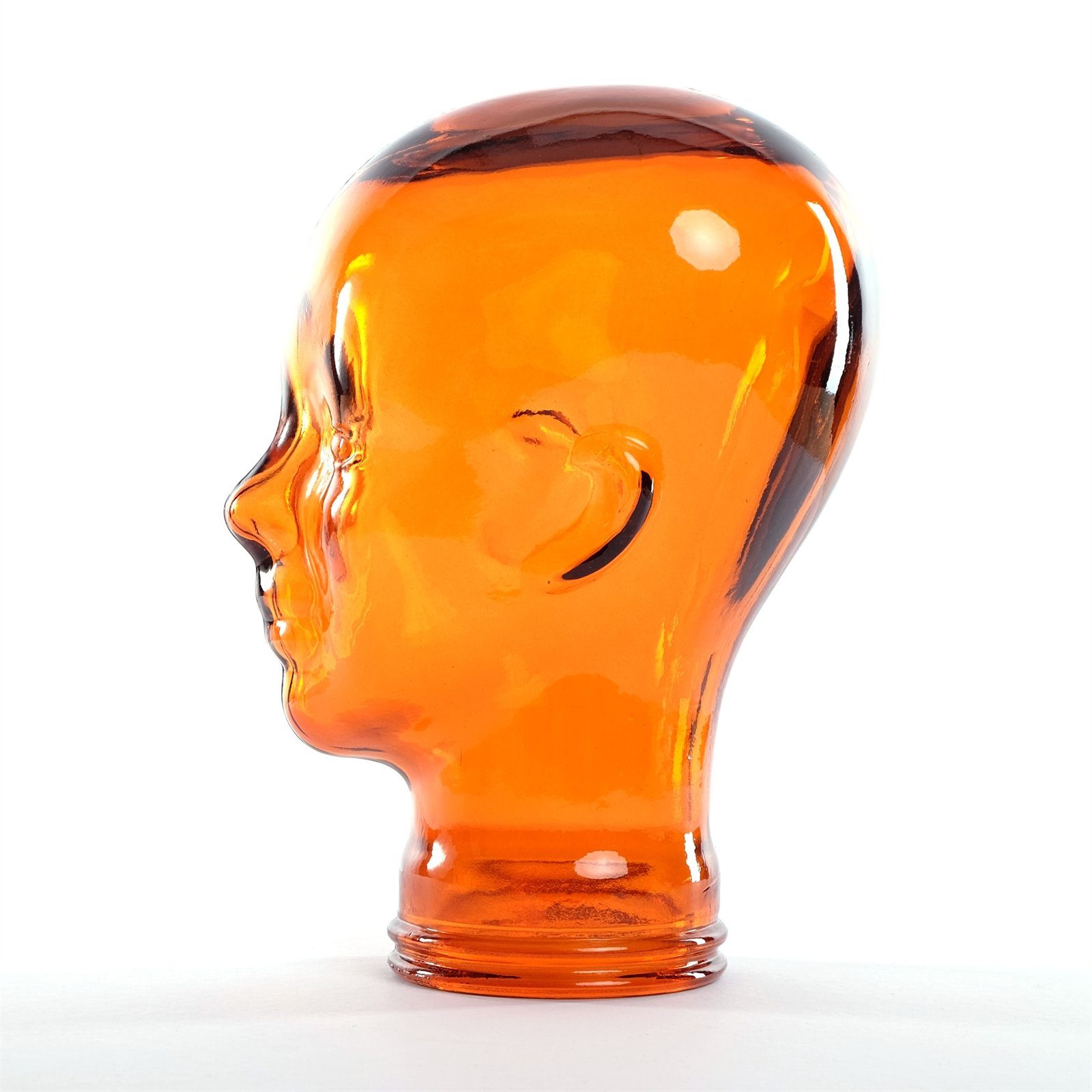 "TRANSPARENT Kare Design 39953 KOPFHÖRERSTÄNDER DELIGHTS ORANGE", Skulptur DESIGN