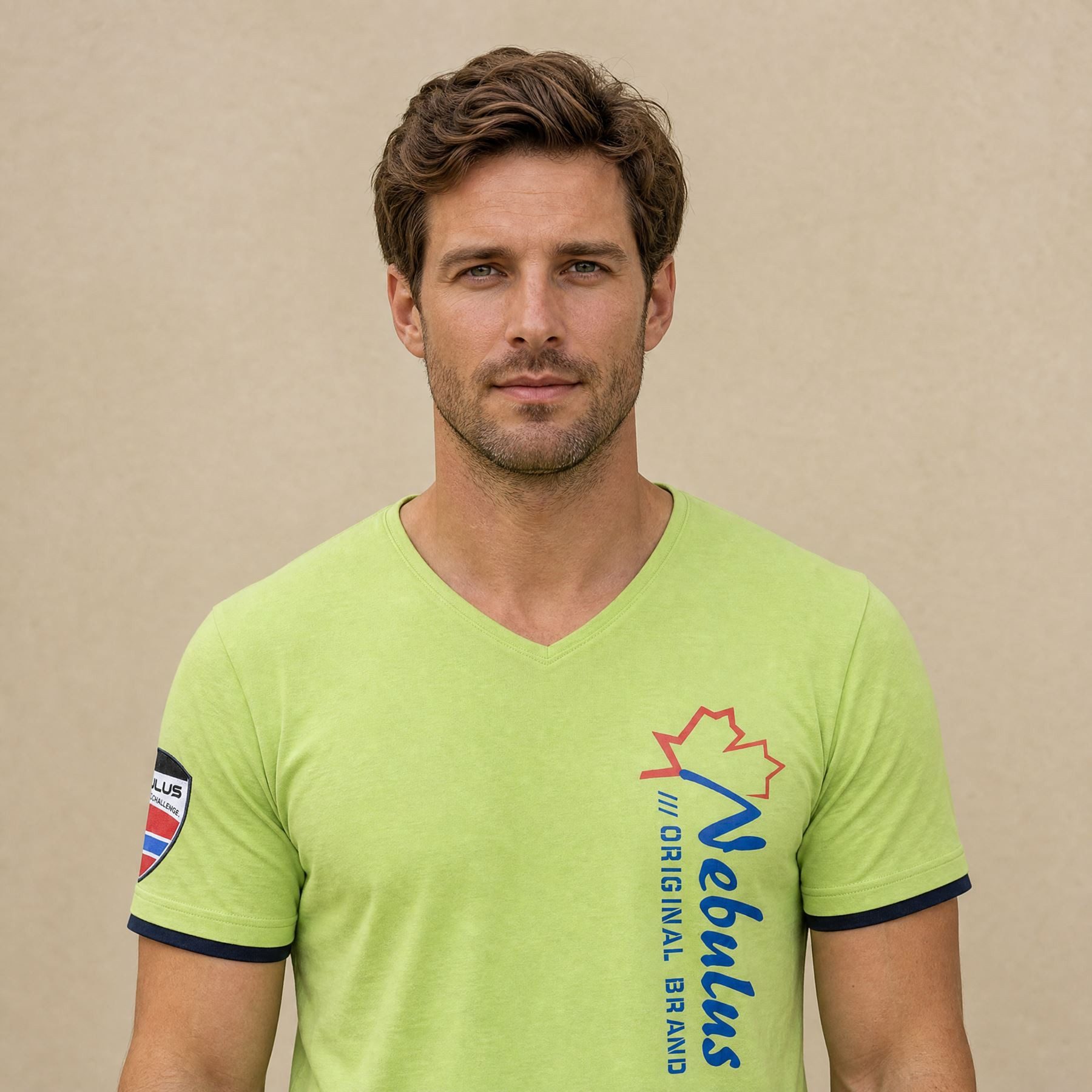 Nebulus T-Shirt KENO, P5354 - Herren, limettengrün, L