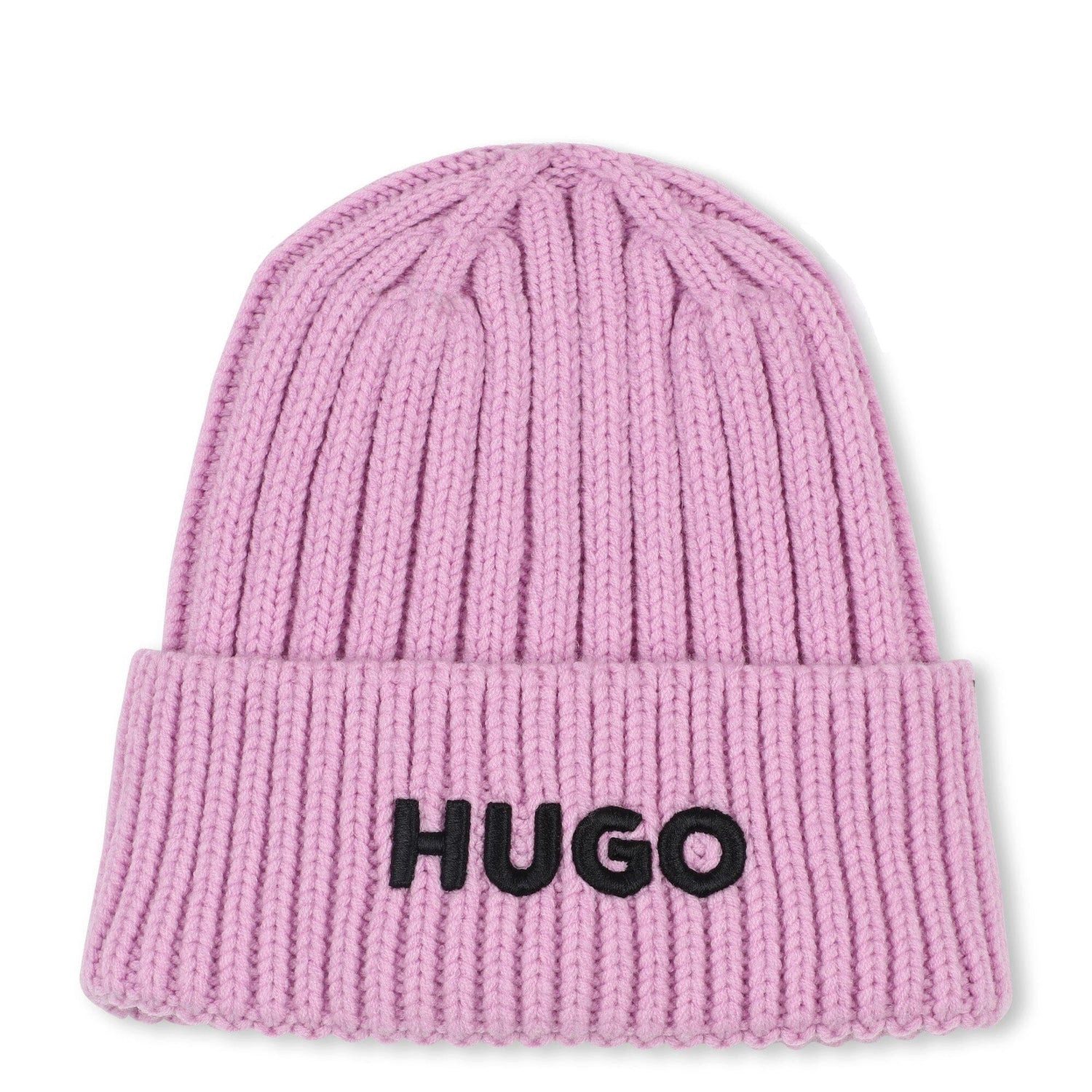 HUGO Strickmütze HUGO Kids Strickmütze Lila