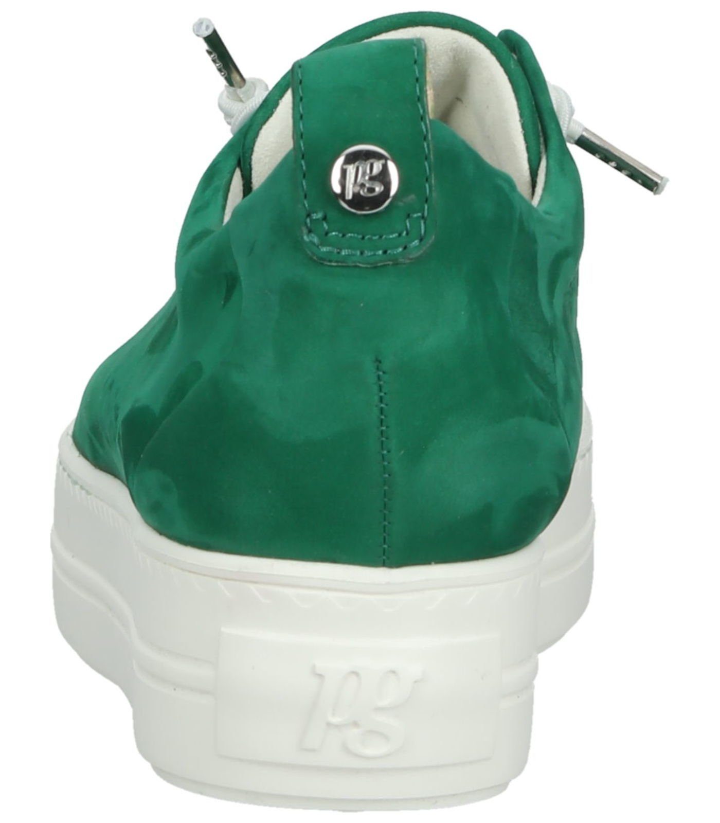 Paul Green Sneaker Sneaker Nubukleder Grün