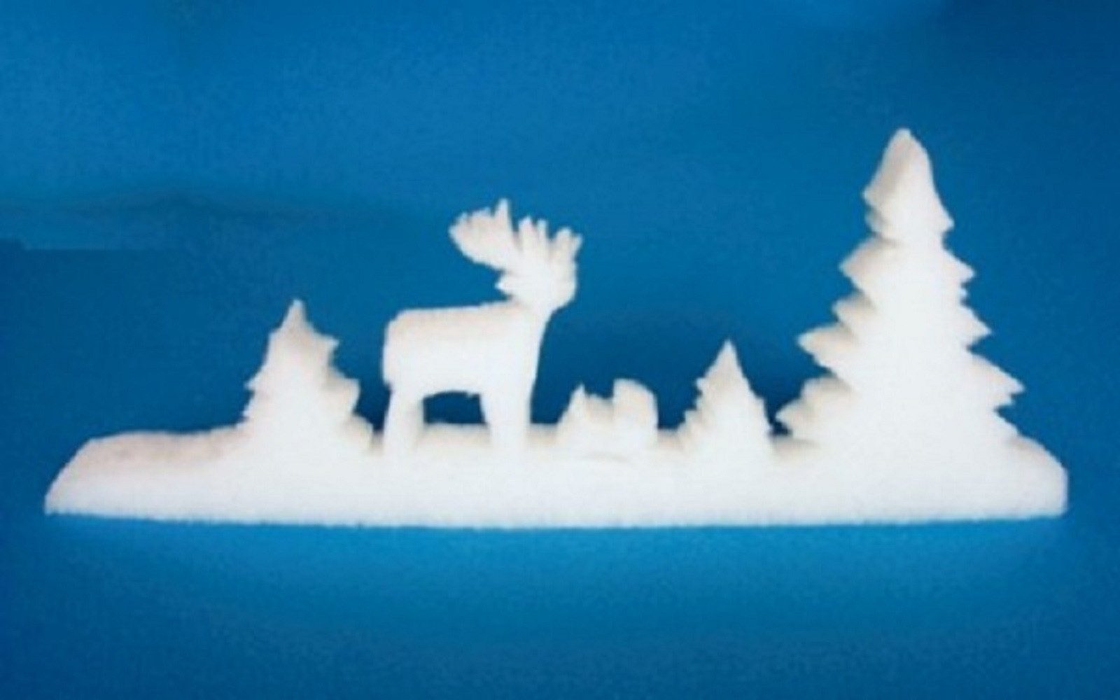 Erwin Hennecken GmbH Fensterdekoration Winterdeko SCHNEE-WALD. 50x21cm. Aus günstig online kaufen