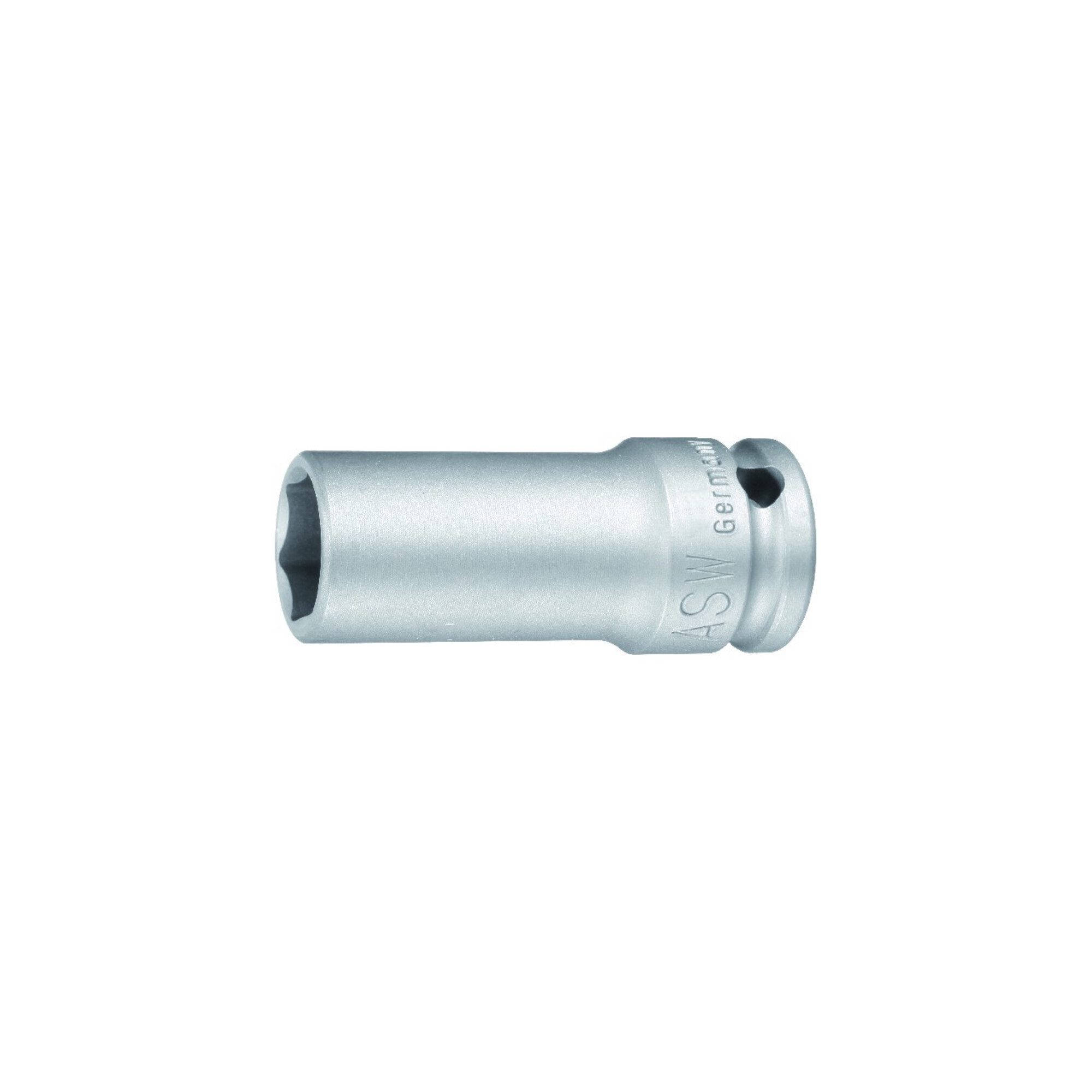 ASW Steckschlüssel ASW Kraftschraubereinsatz 3/4 Zoll SW 19 mm 6 KT L. 95 mm (lange Ausfü