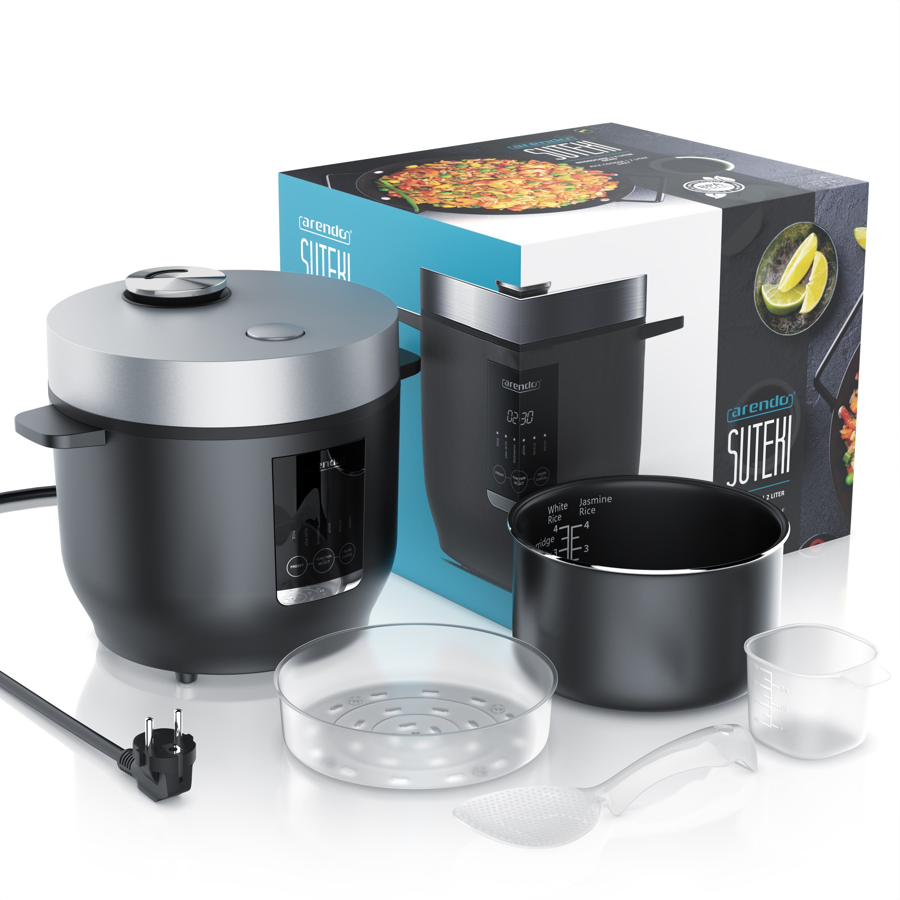 BEPER Schnellkochtopf 6 Liter - Multikocher Mit 15 Programmen & 10 Sicherheitssystemen