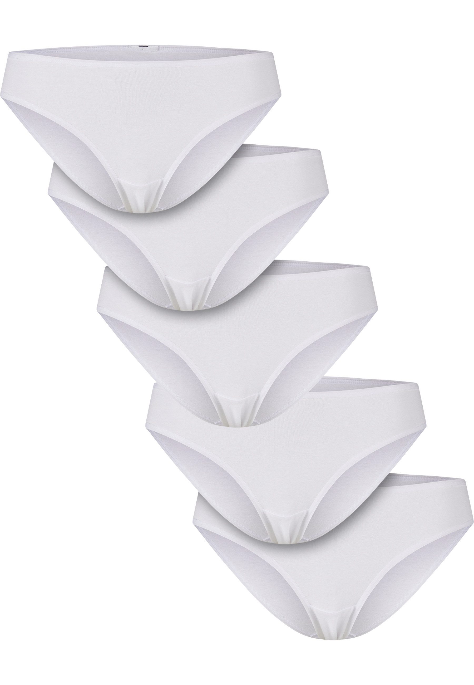 Muskelshirt Urban Classics Ladies Basic Cotton Slip 5-Pack