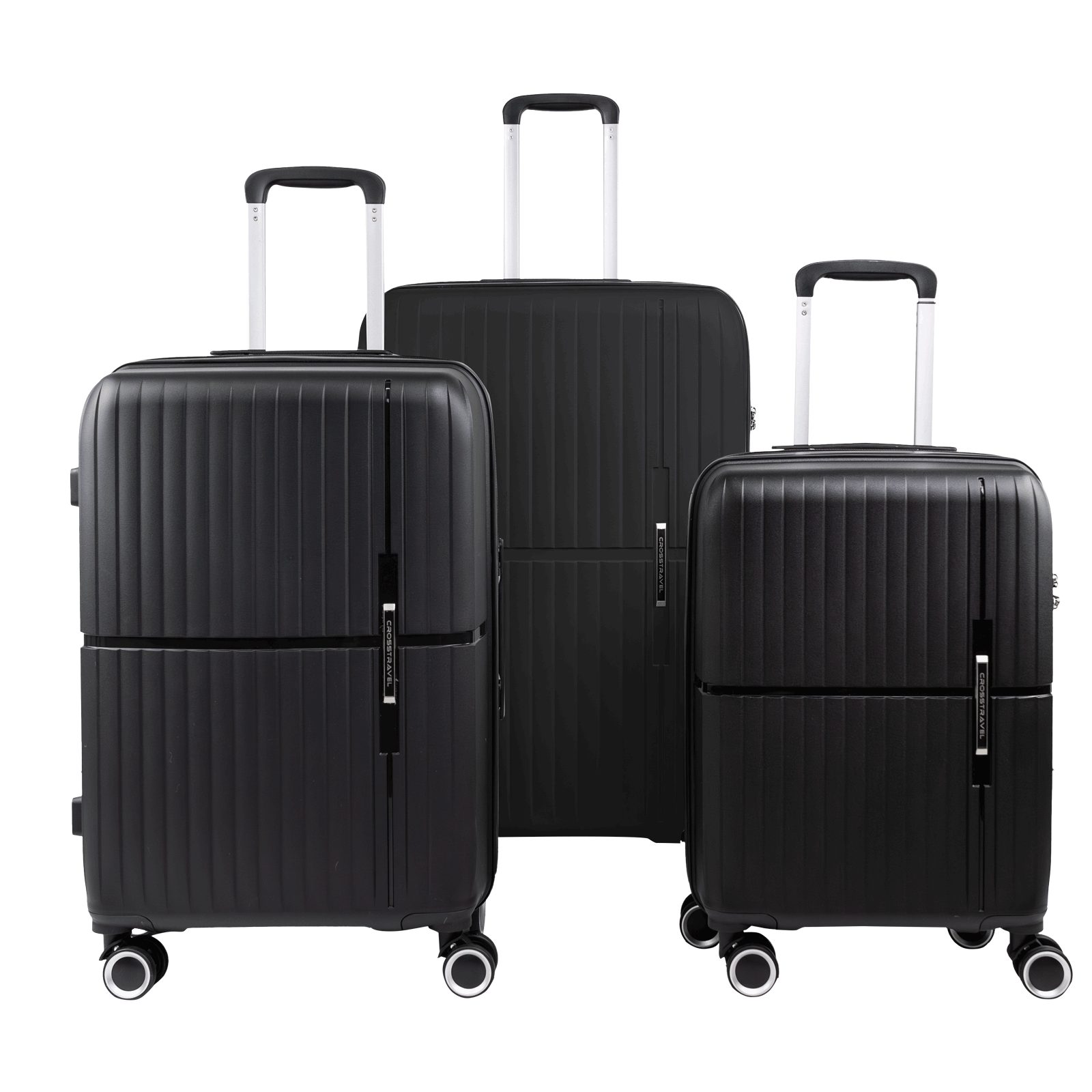 Crosstravel Kofferset Boston, 4 Rollen, (3 günstig online kaufen