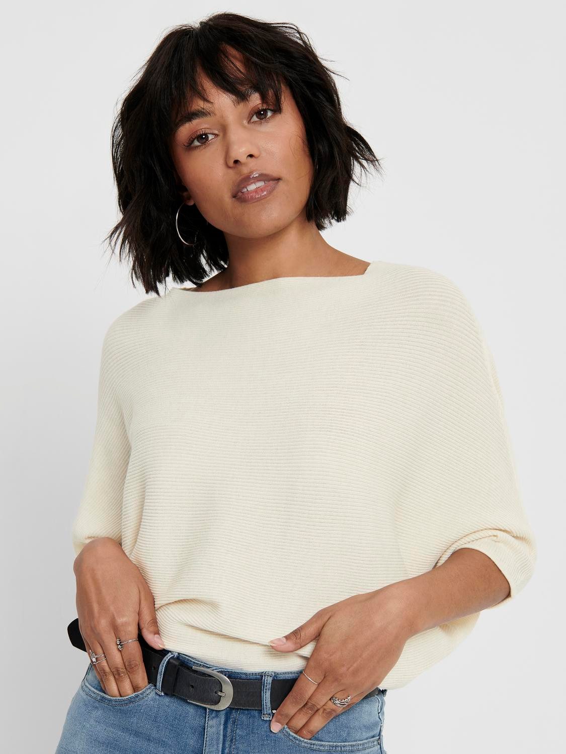 JDY Strickpullover JDYNEW BEHAVE BATSLEEVE PULLOV. günstig online kaufen