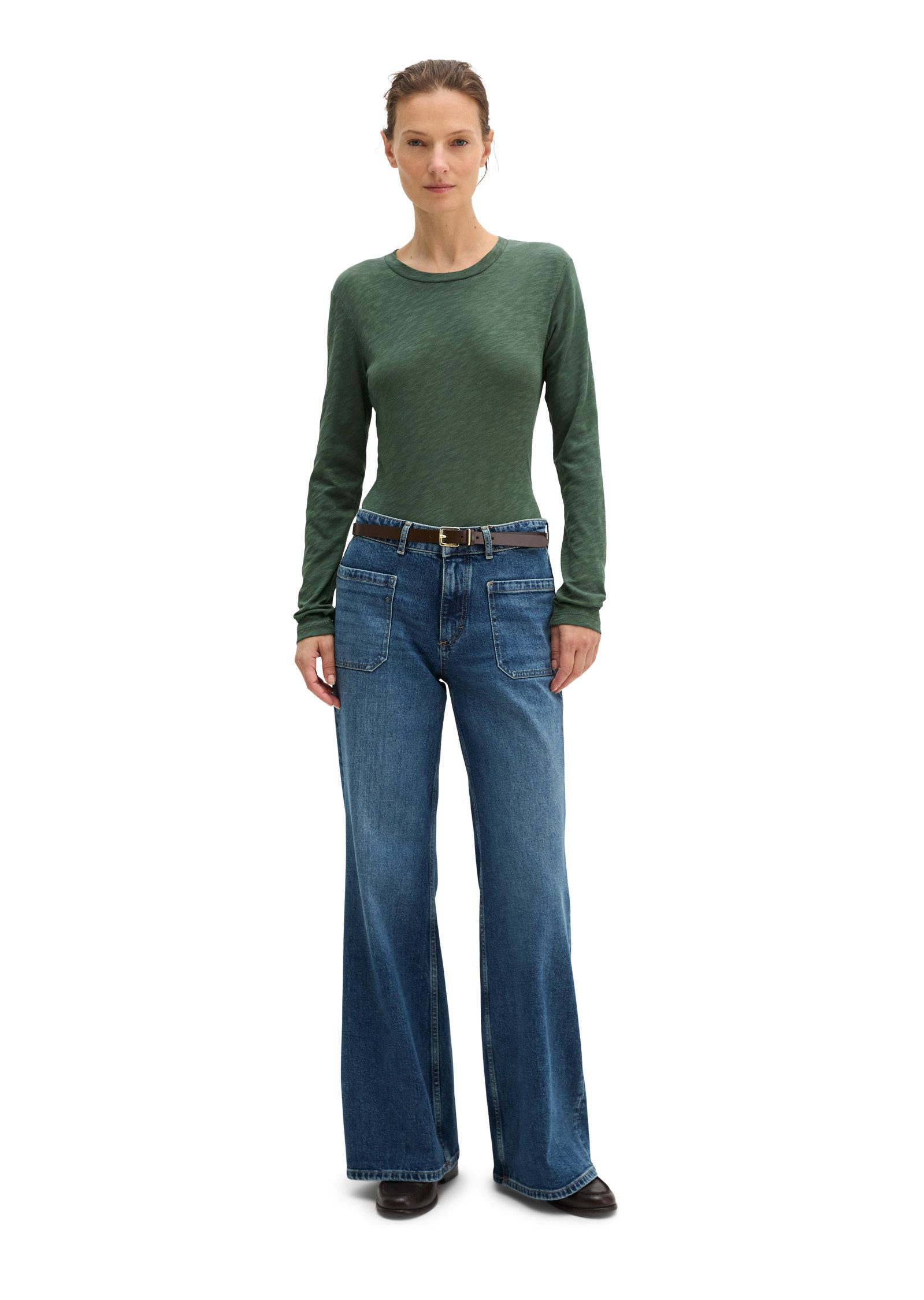 Marc O'Polo Langarmshirt aus Organic Cotton – Bild 5 von 5