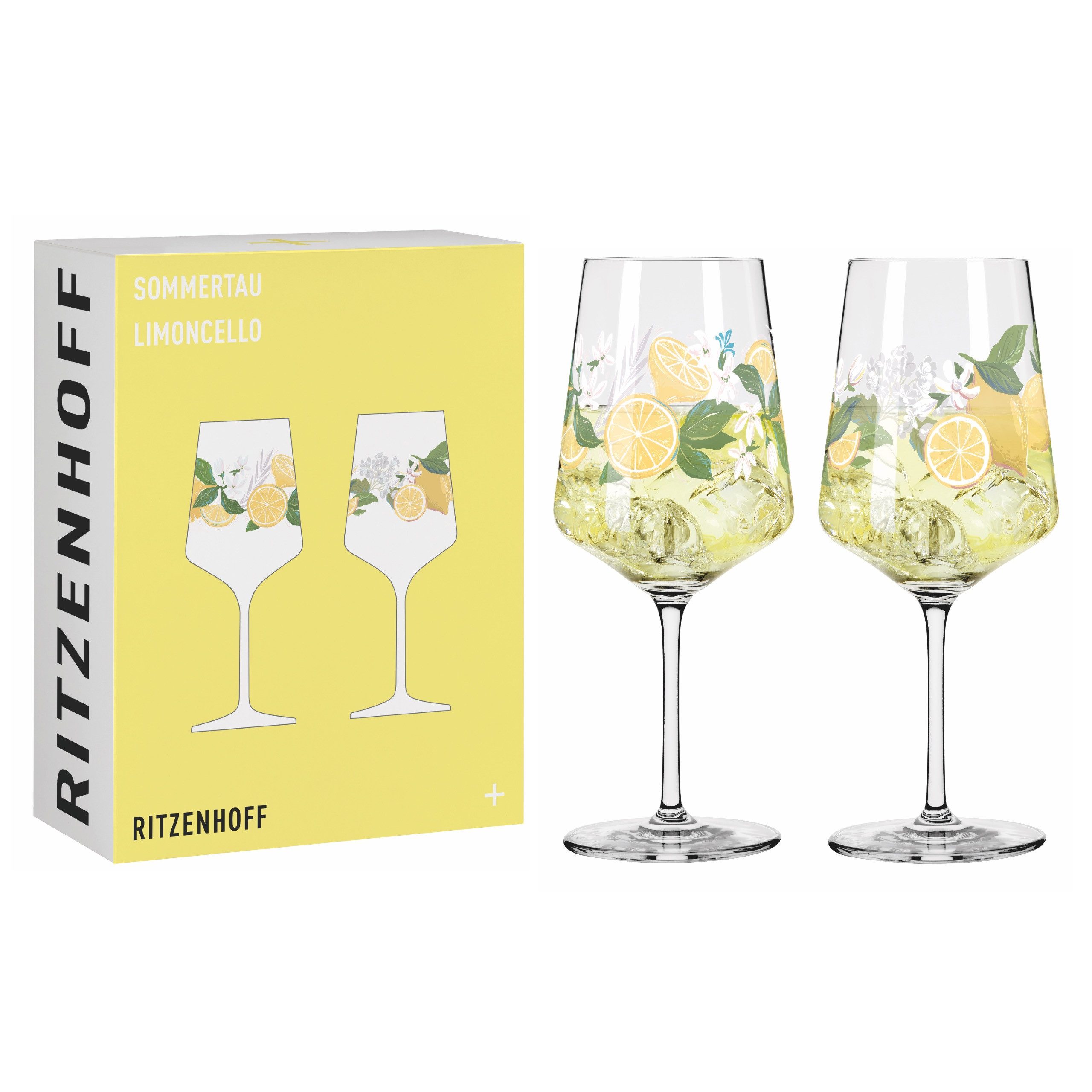 Ritzenhoff Aperitifglas Sommertau Limoncello, Kristallglas