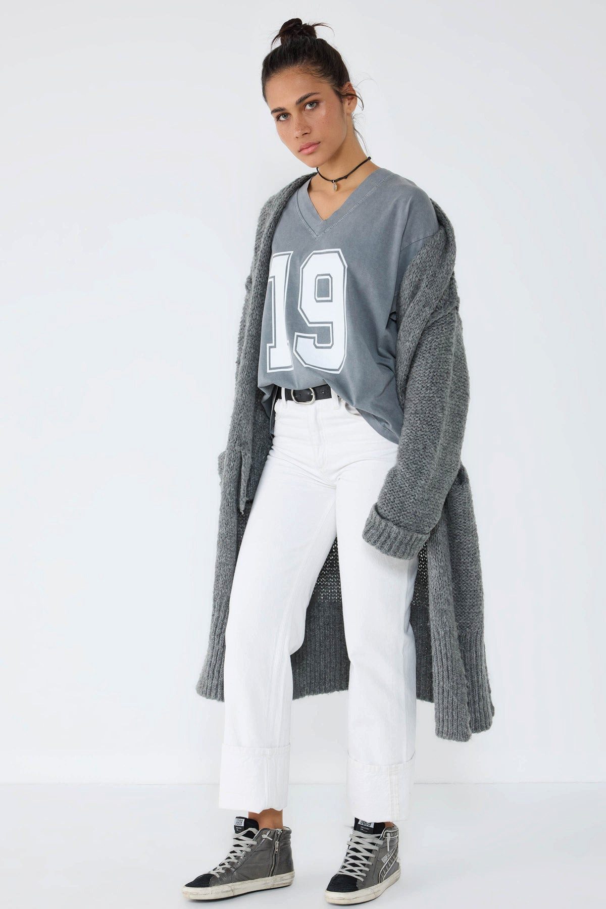 No Matter What T-Shirt T-Shirt mit V-Ausschnitt und Print günstig online kaufen