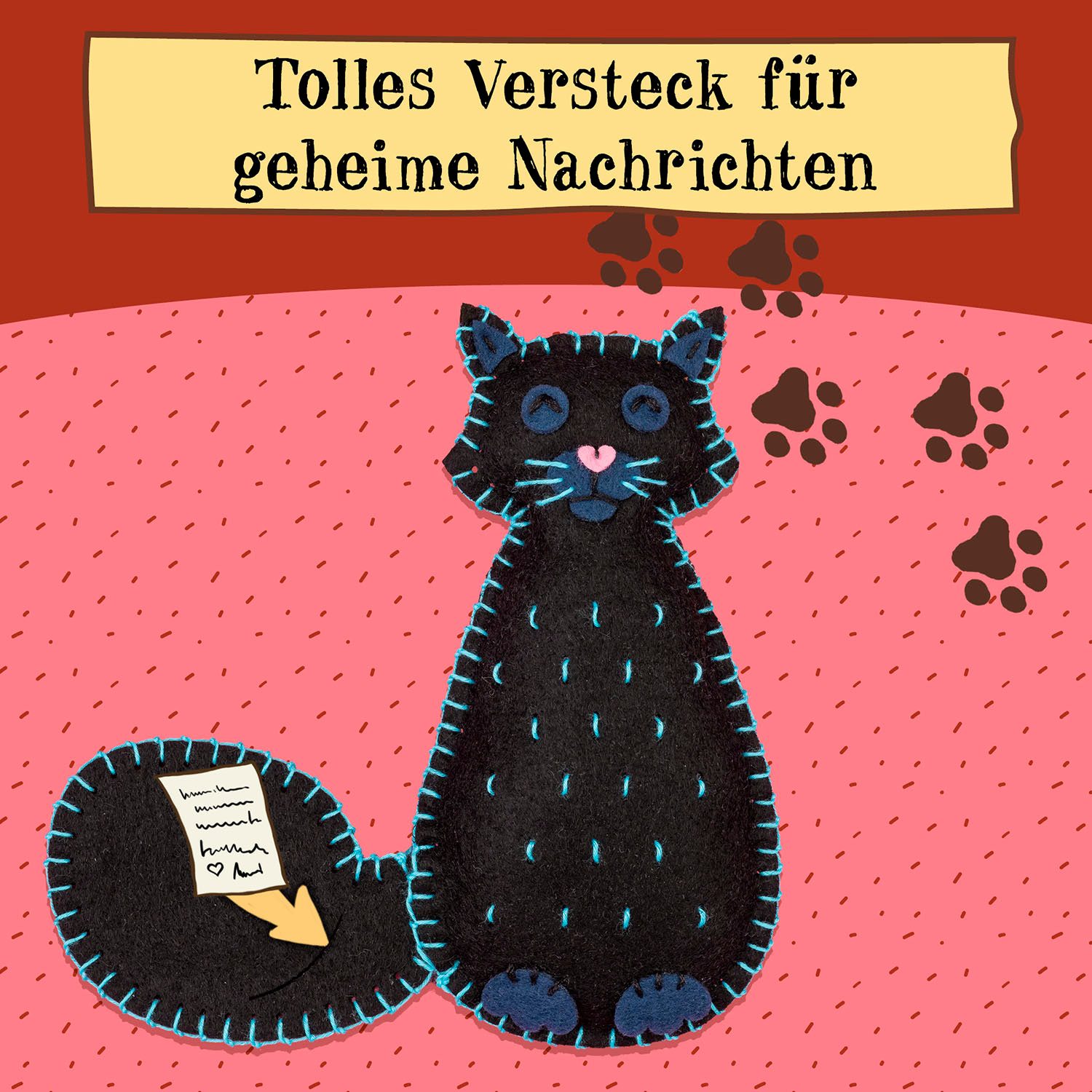 Kosmos Kreativset AllesKönnerKiste - Die Schule der magischen Tiere Nähspaß mit Karajan