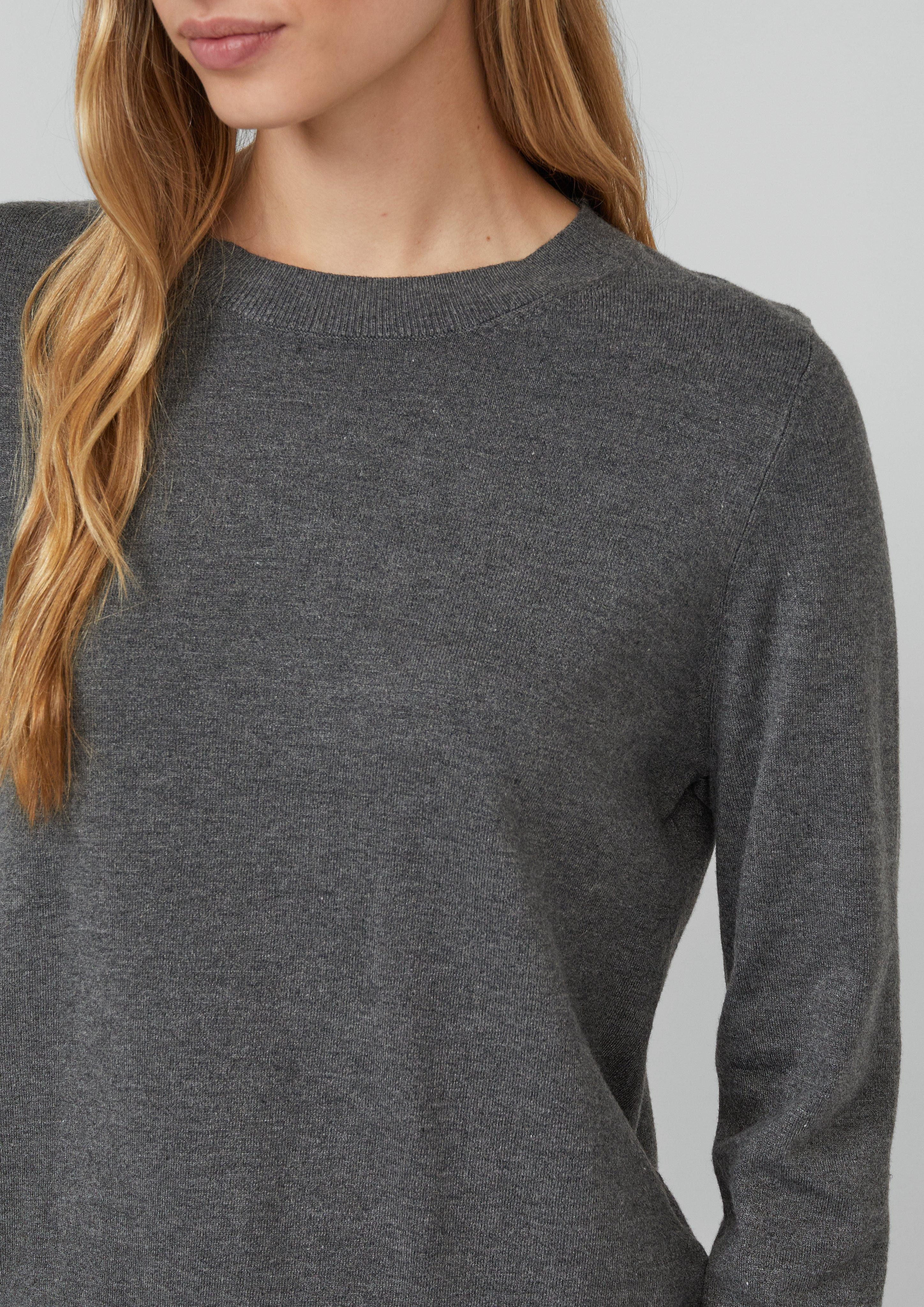 s.Oliver Strickpullover Strickpullover aus Viskosemix günstig online kaufen