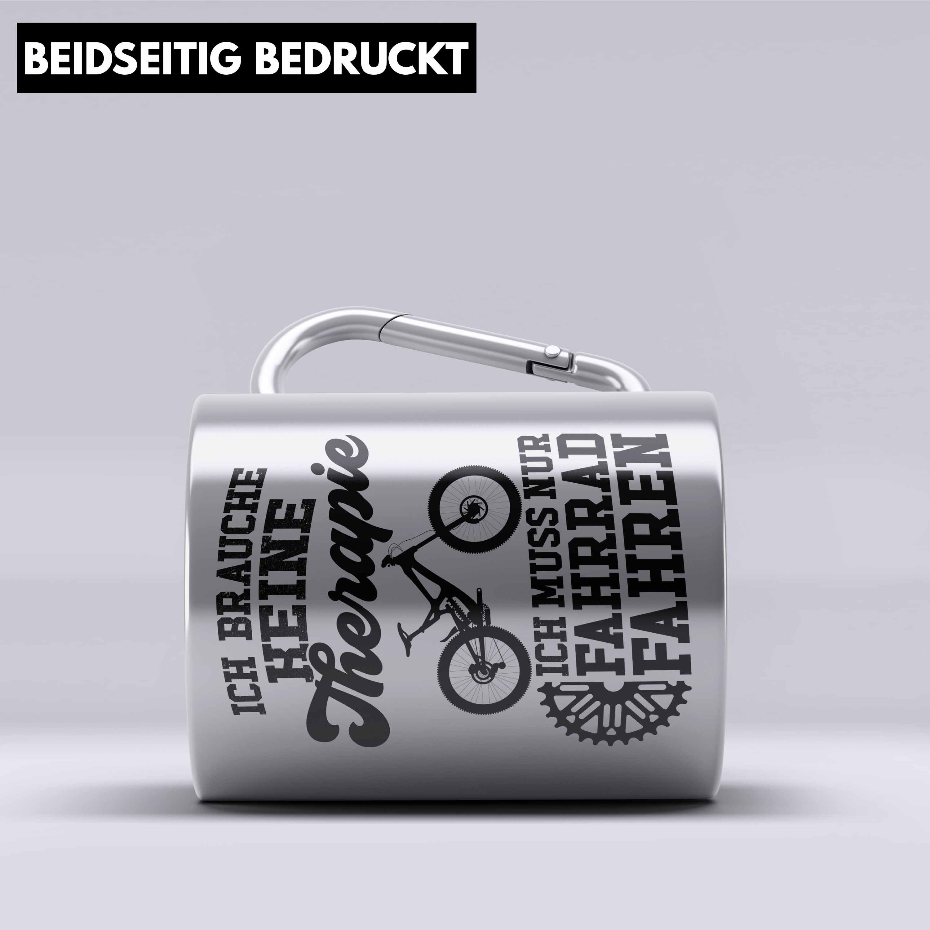 Trendation Thermotasse Fahrrad Radfahrer Geschenk Rennrad Bike Geschenkideen Edelstahl Tasse