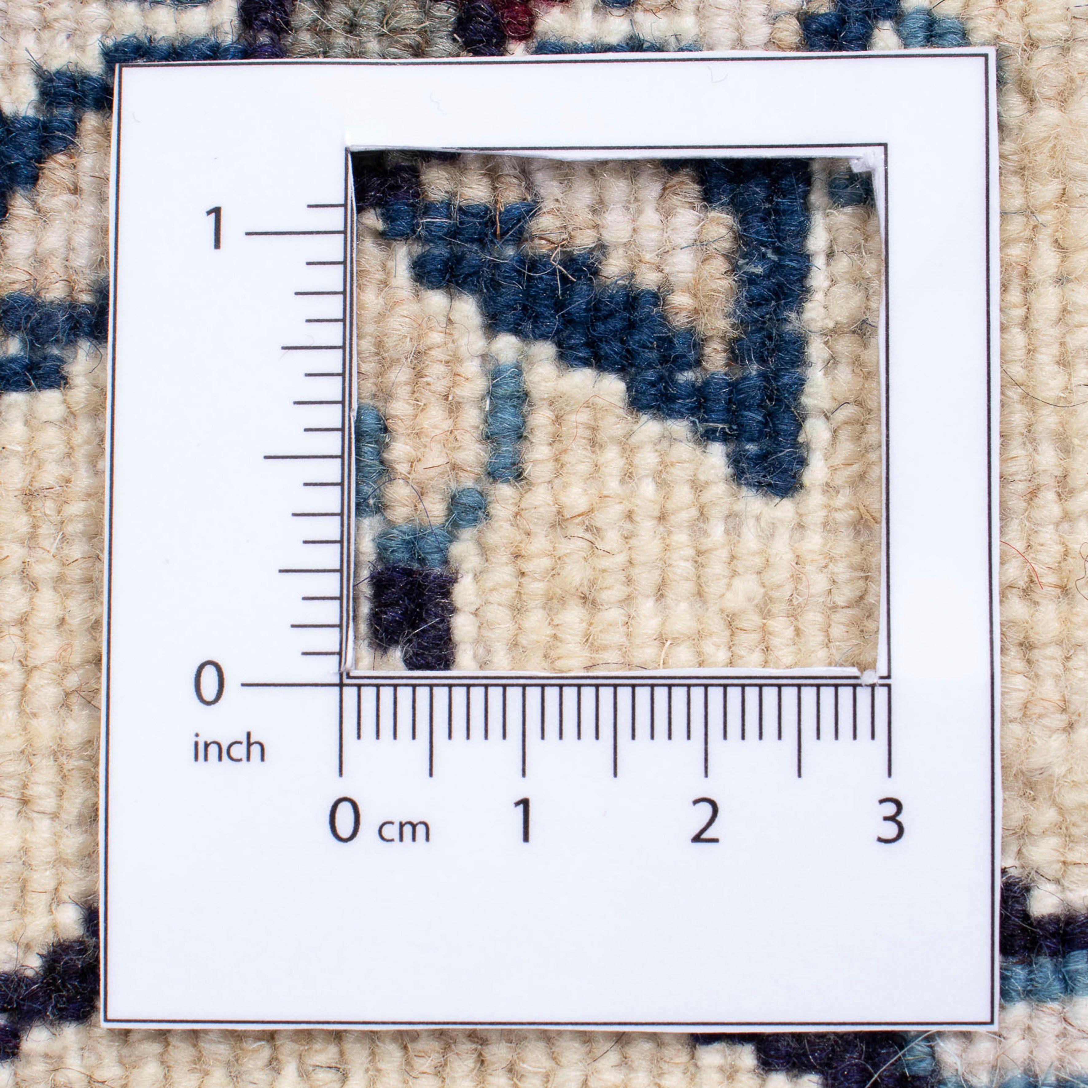 Orientteppich Perser - Nain quadratisch dunkelrot, Handgeknüpft, mm, 10 - quadratisch, Zertifikat Einzelstück cm - Höhe: x mit 200 190 morgenland, Wohnzimmer