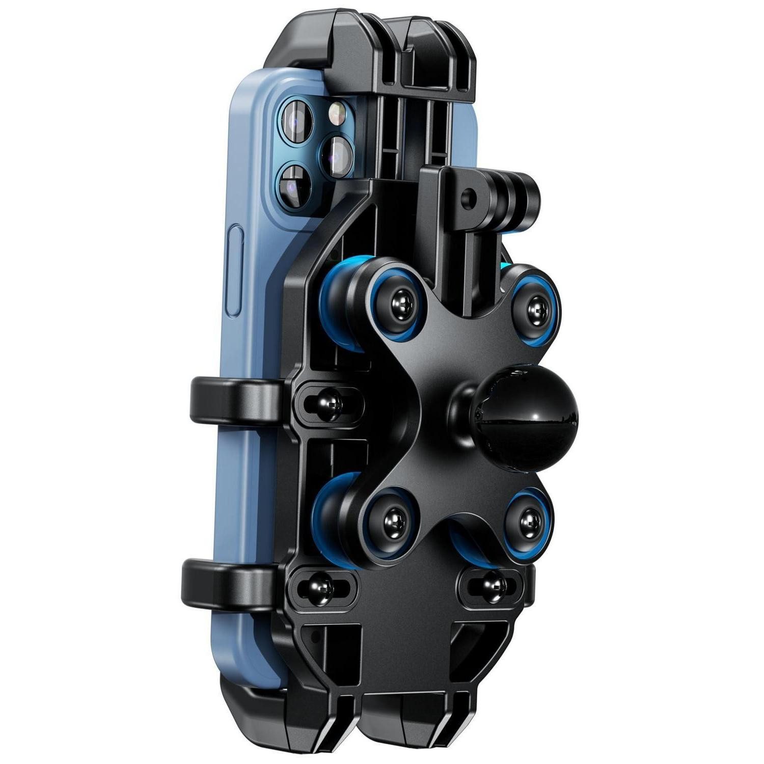 Smartphone-Halterung Handyhalterung 1-Zoll-Kugel Vibrationsdämpfer verstellbar 5,4-7,2 Zoll